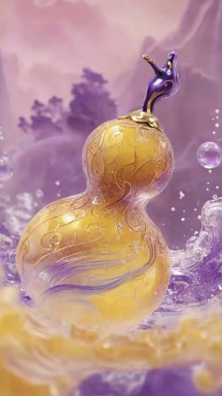 送你宝葫芦,装满好运和财富,愿你福禄双至,幸福健康#壁纸# #祝福