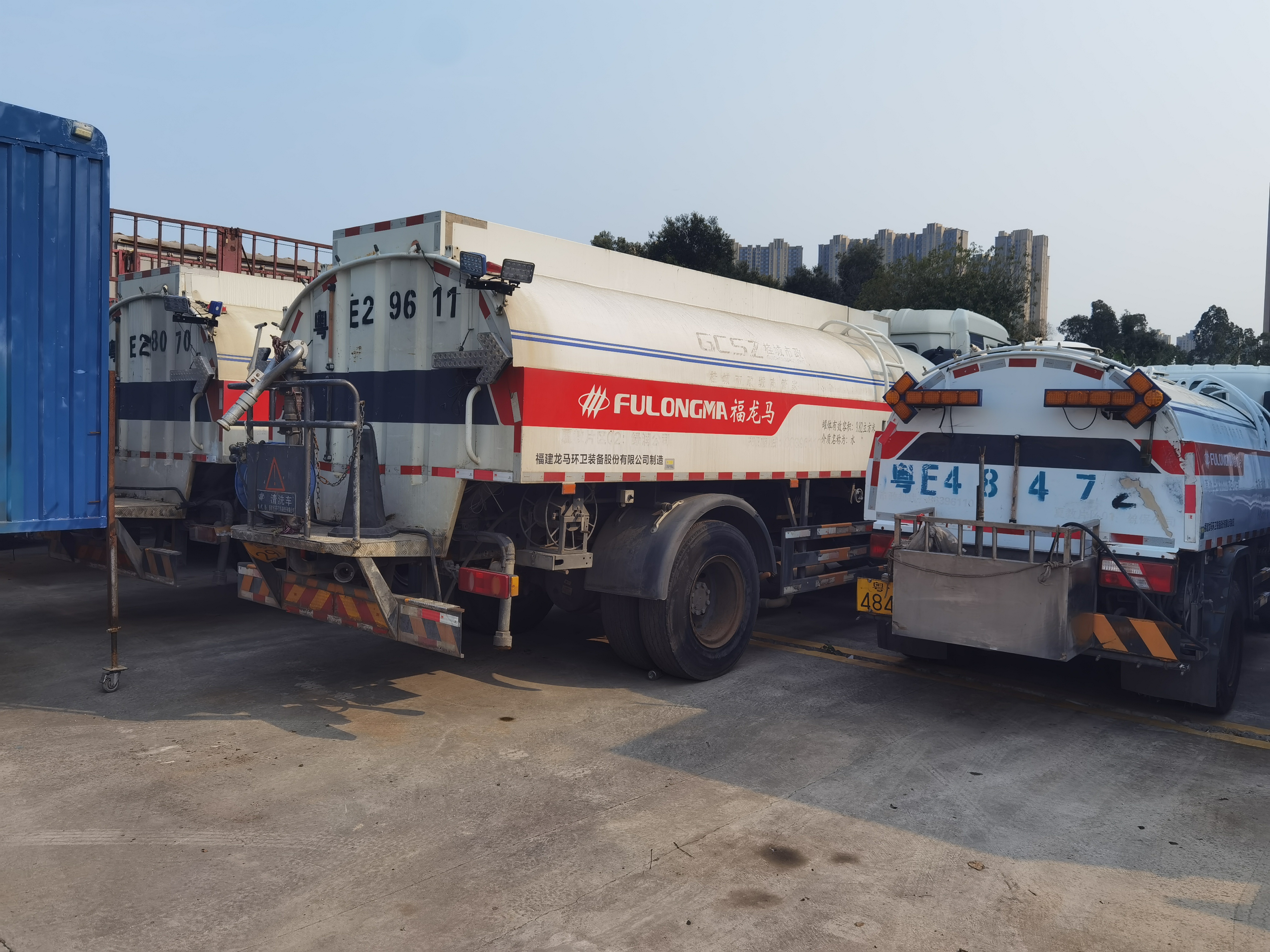 福龙马高压洒水车,精品车况,2019年上牌 10方水箱 低价出售