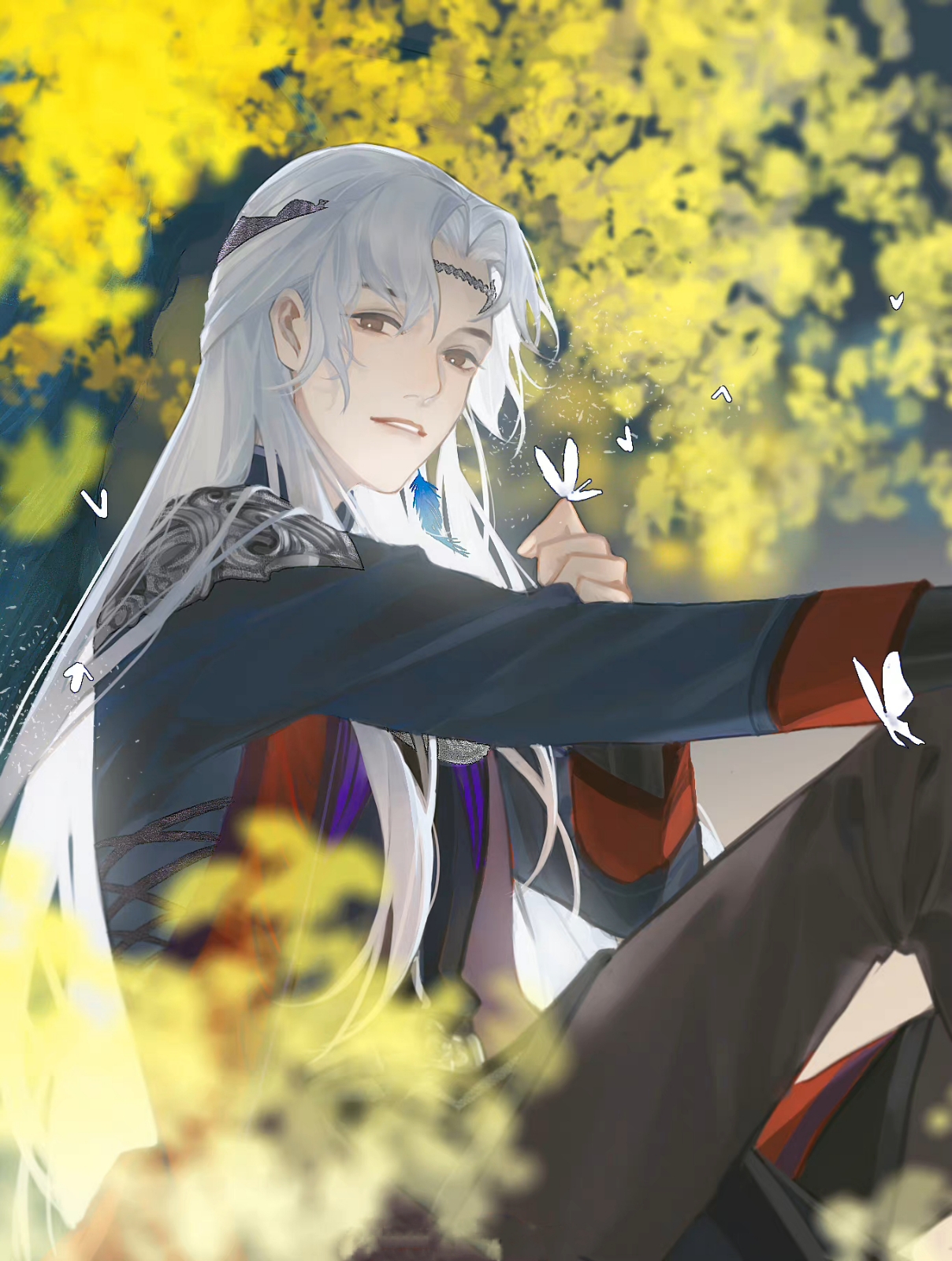 鲜衣怒马少年时,不负韶华行且知. #古风动漫男生头像