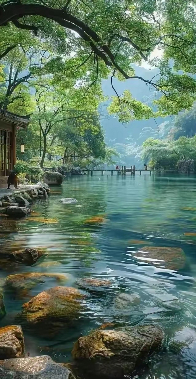 真乃人间仙境,小桥流水人家,养老圣地#壁纸# #旅游# #初遇人间仙境