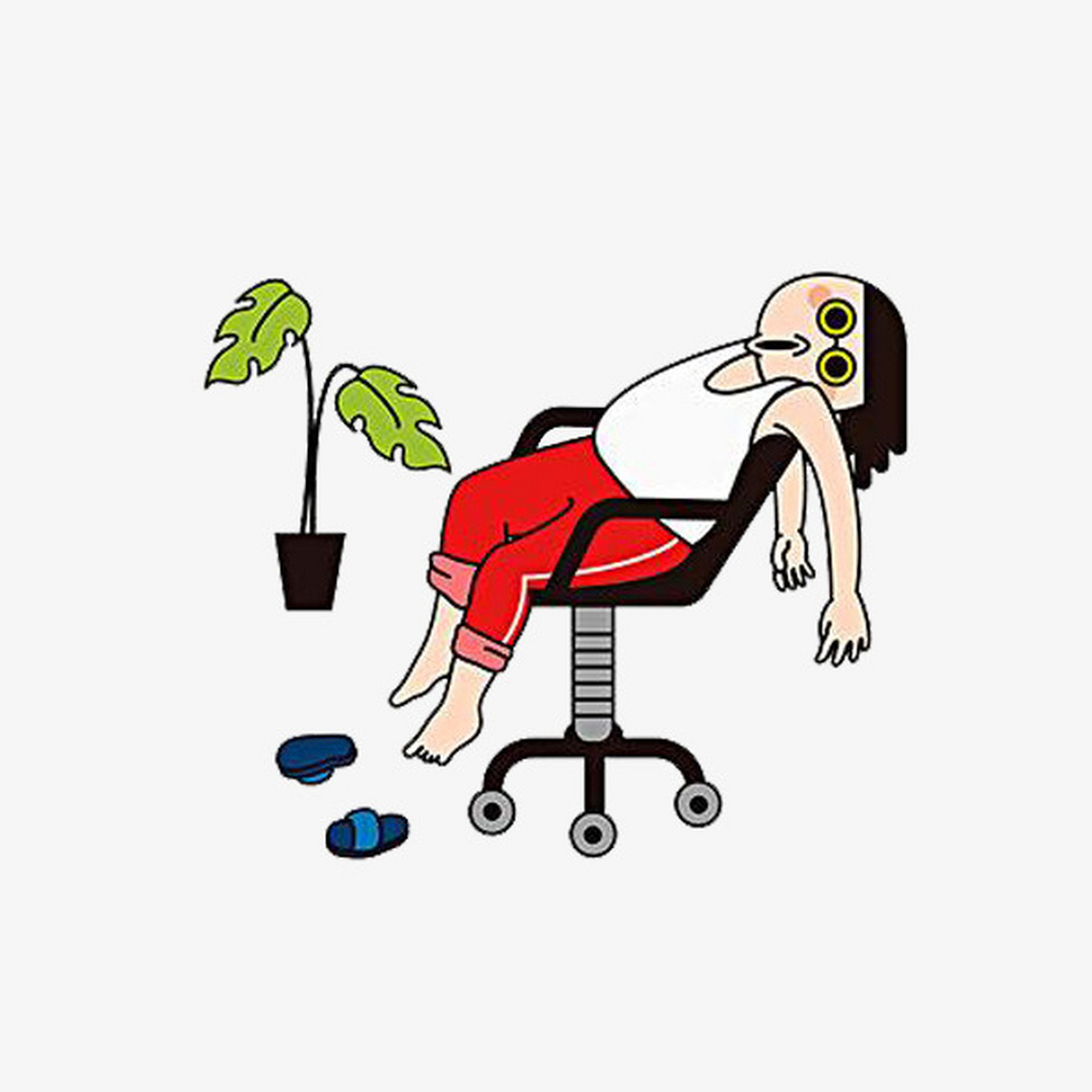 不要因为睡懒觉而感到自责,因为你起来也创造不了什么价值,能从浪费