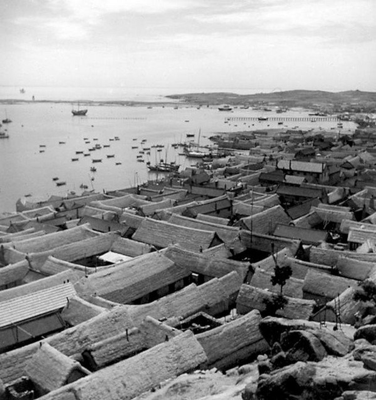 老照片:  1936年6月,山东威海荣成石岛.