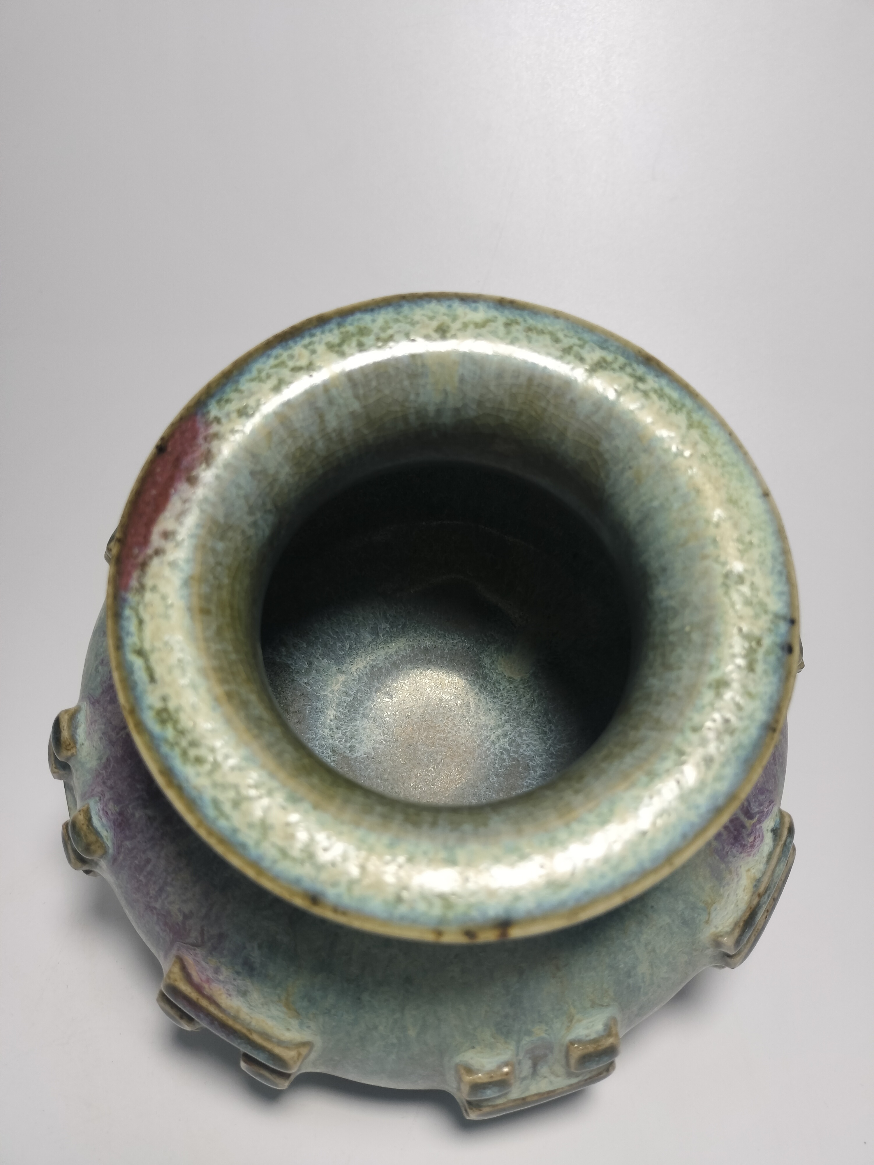 元代钧窑香炉#古董瓶子# #艺术品的魅力# #历史见证# #艺术收藏# #盘