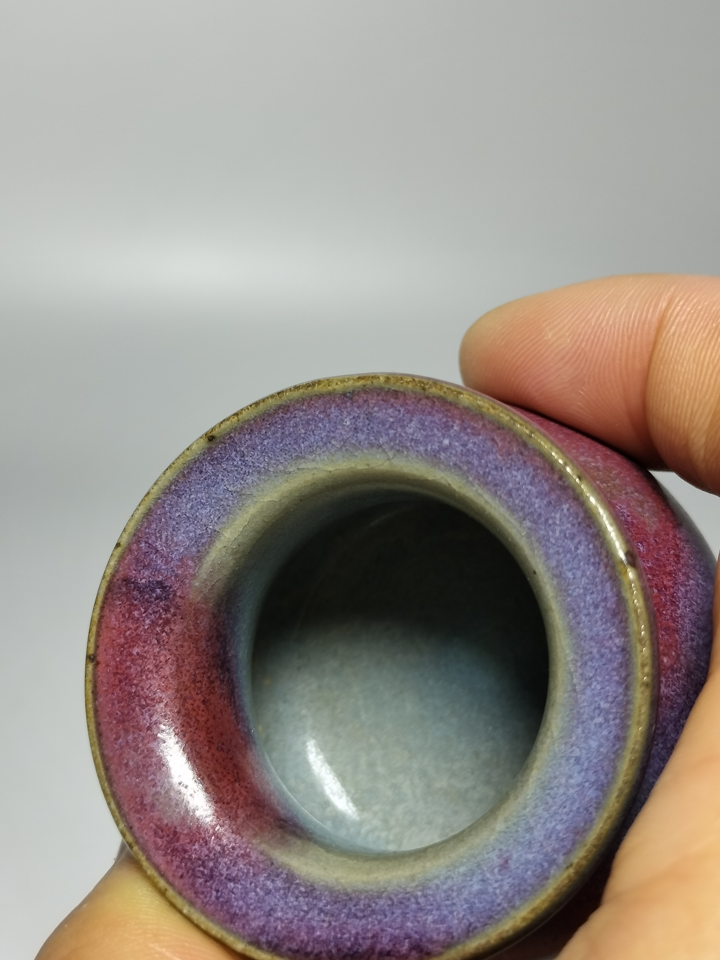 钧窑小香炉,琴炉#盘盘老物件