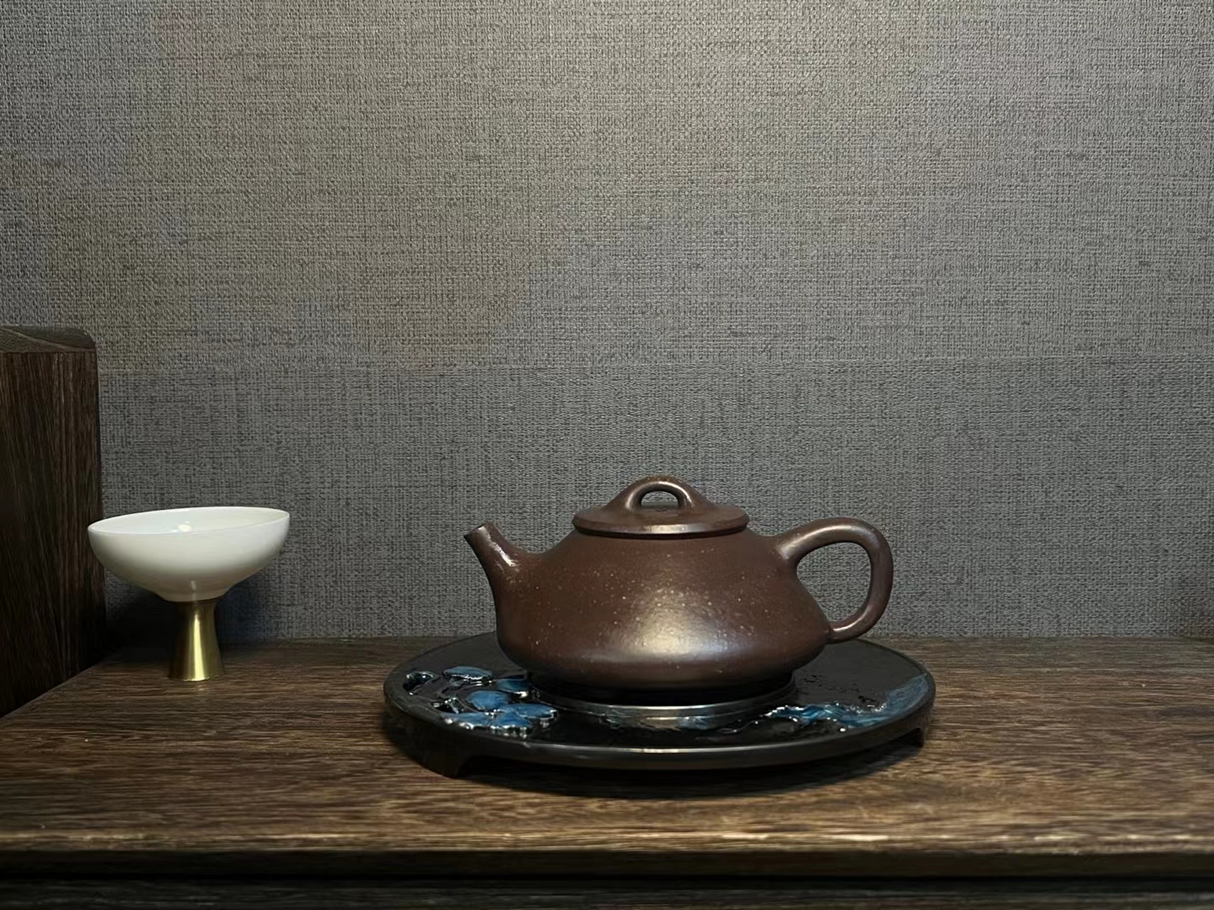 彭年石瓢Ⅰ精品紫泥Ⅰ120cc#紫砂壶# #茶