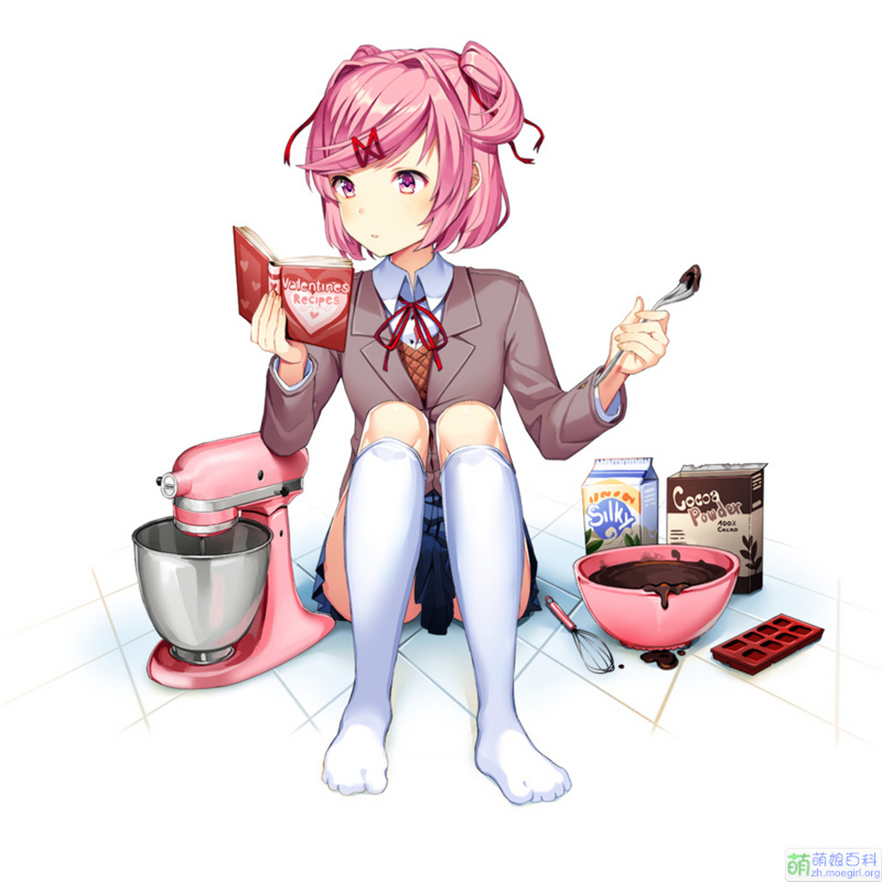 夏厨狂喜  夏树(原名:natsuki)是team salvato旗下游戏《doki doki