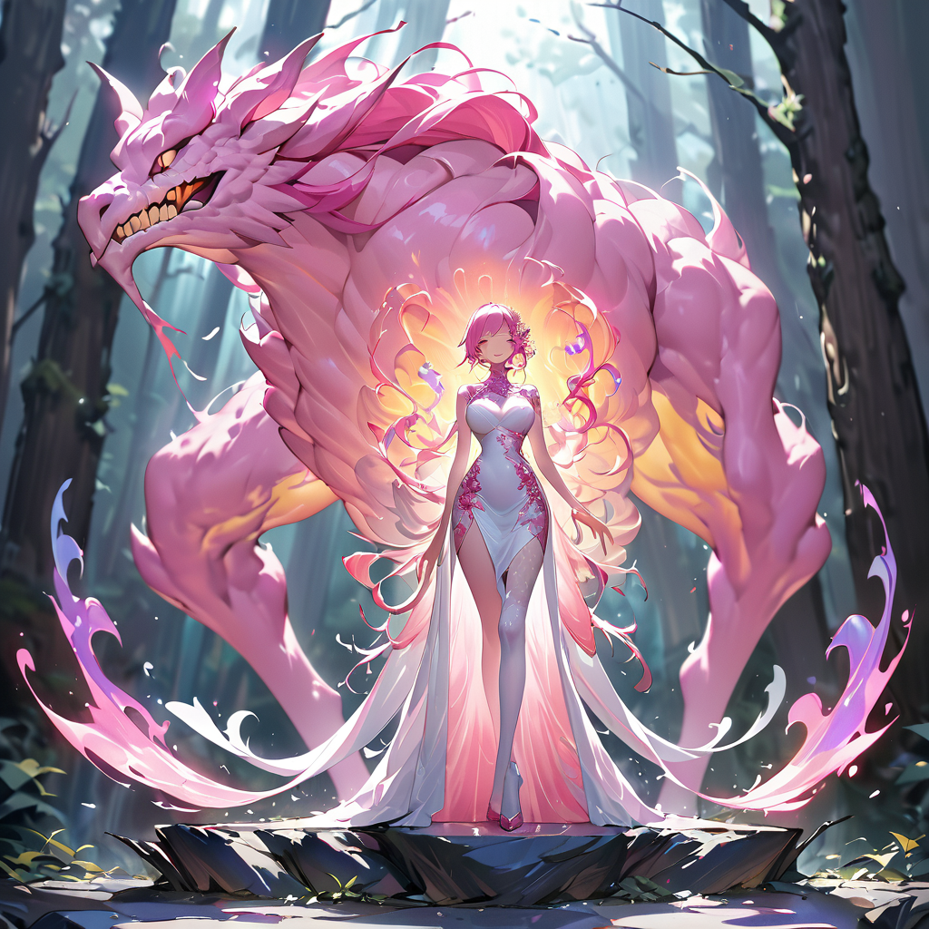 梦幻光影下的自然魔法