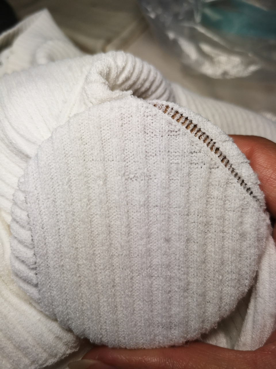 毛衫织补效果图