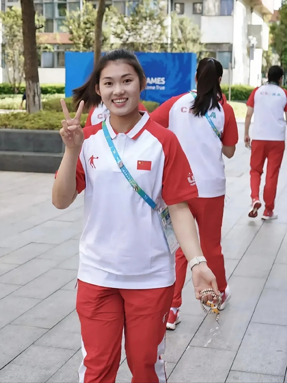 中国女篮的张敬一是一个非常出色的后卫,她的实力在队中可以说是数一