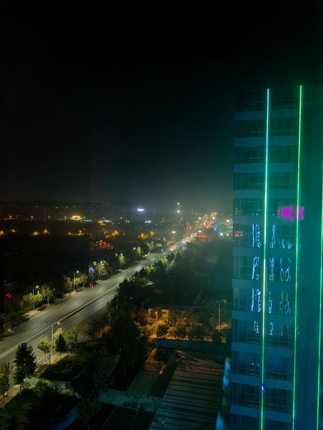 郓城写字楼南湖新城夜景