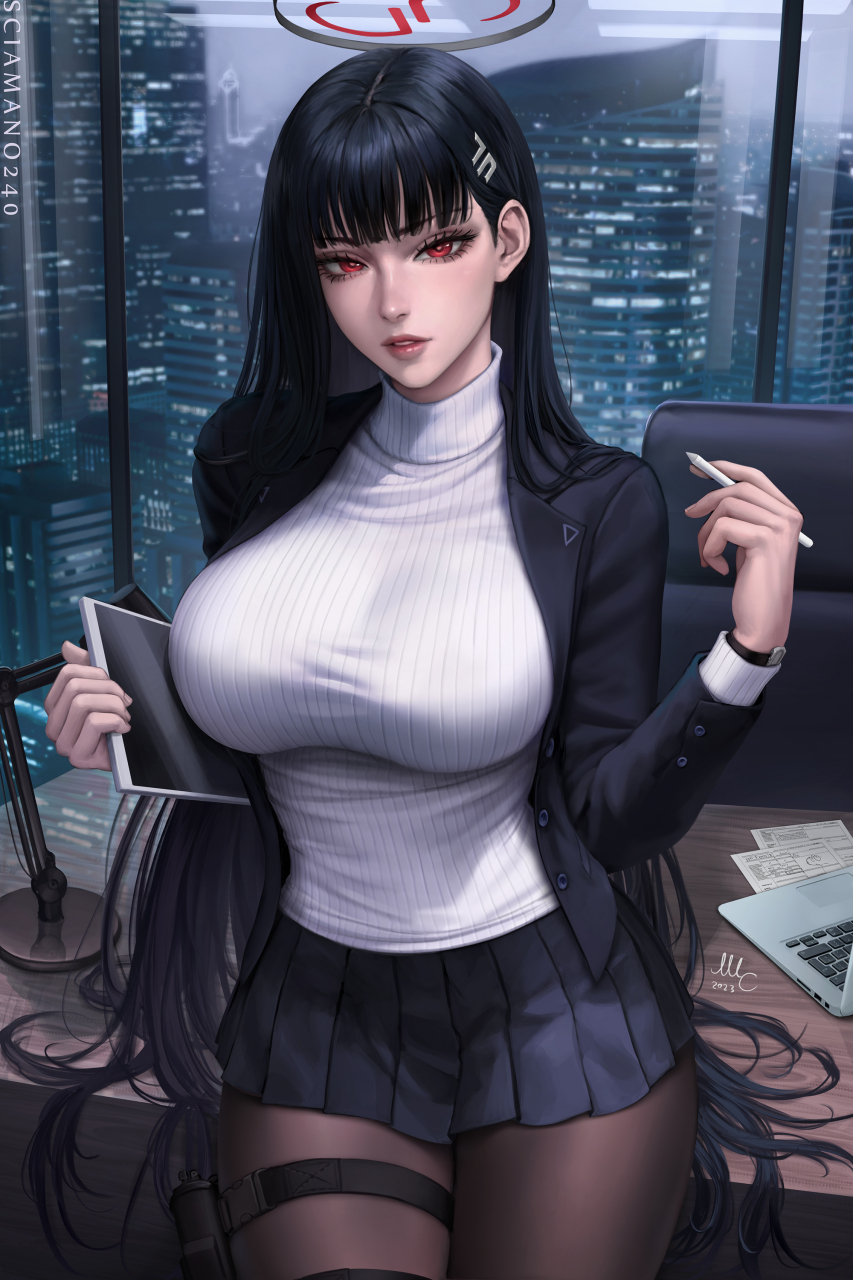 调月莉音,挡不住,根本挡不住. 画师: sciamano240 #二次元美图