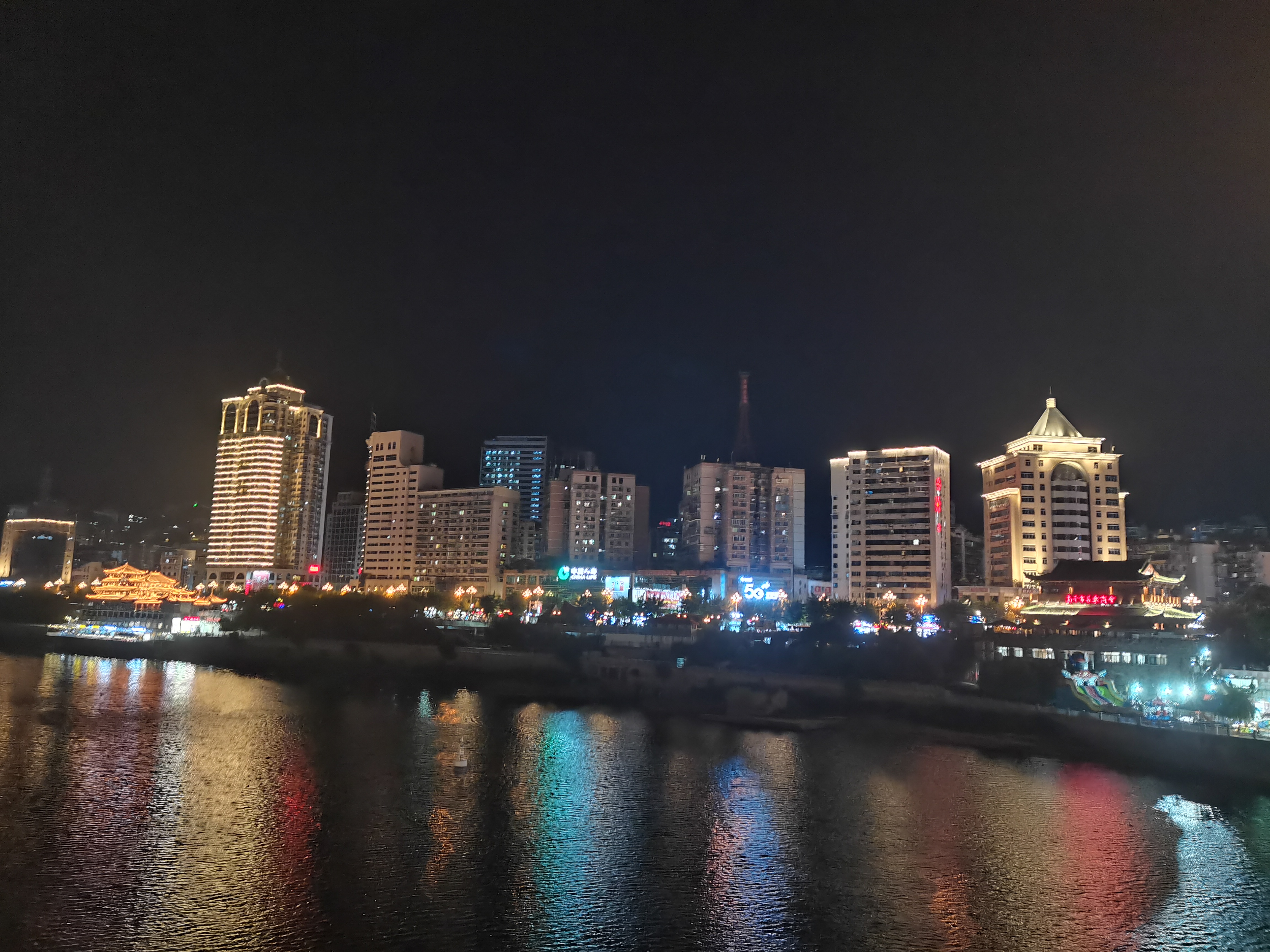 延平夜景图片图片