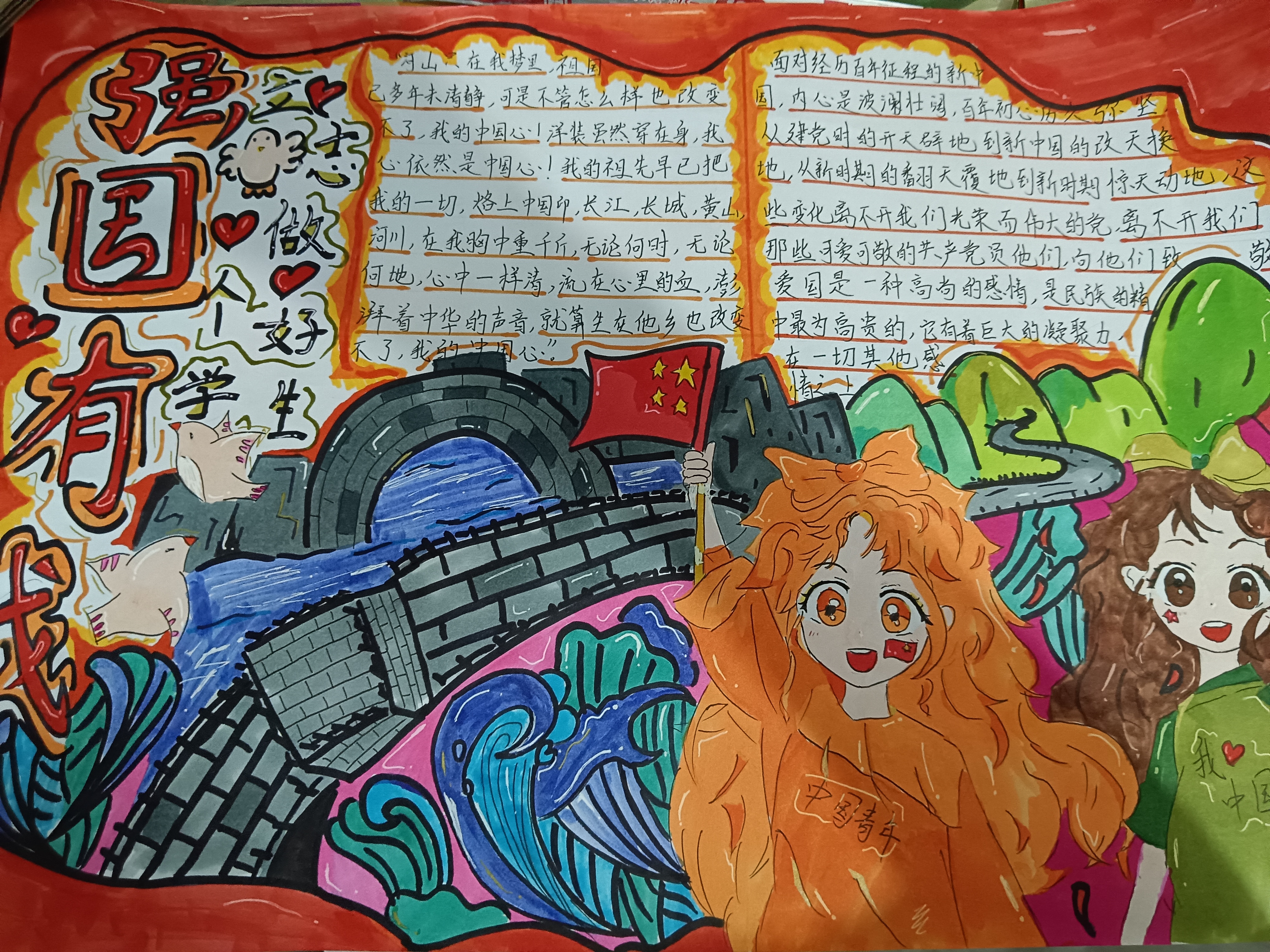 强国有我手抄报[嘻嘻]