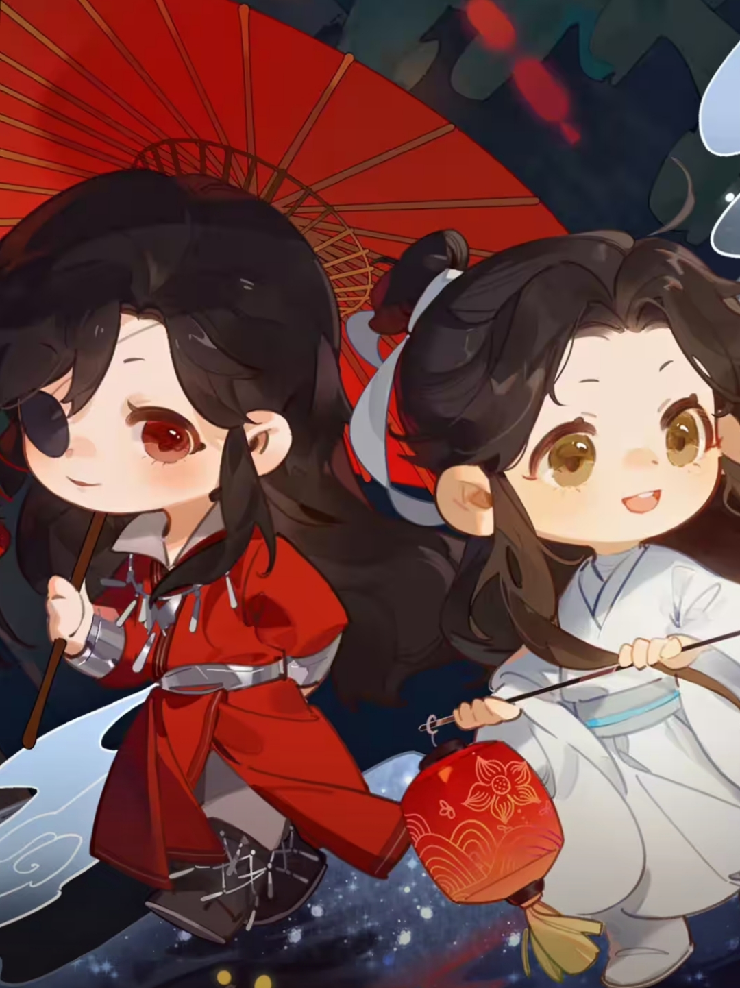 天官赐福花城谢怜# 好甜的小两口