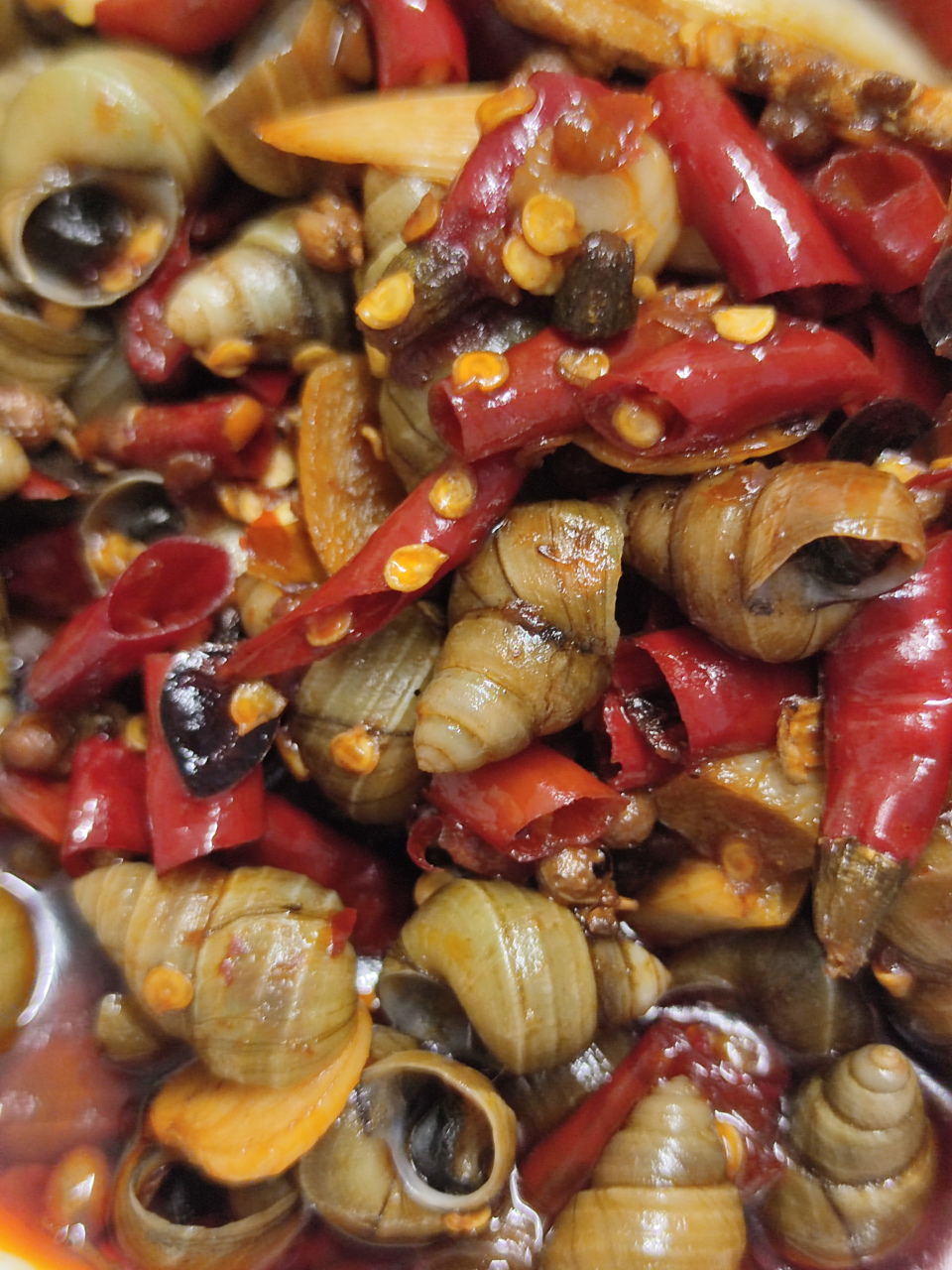 香辣螺丝,曾经的味道.好久好久没有吃过了.