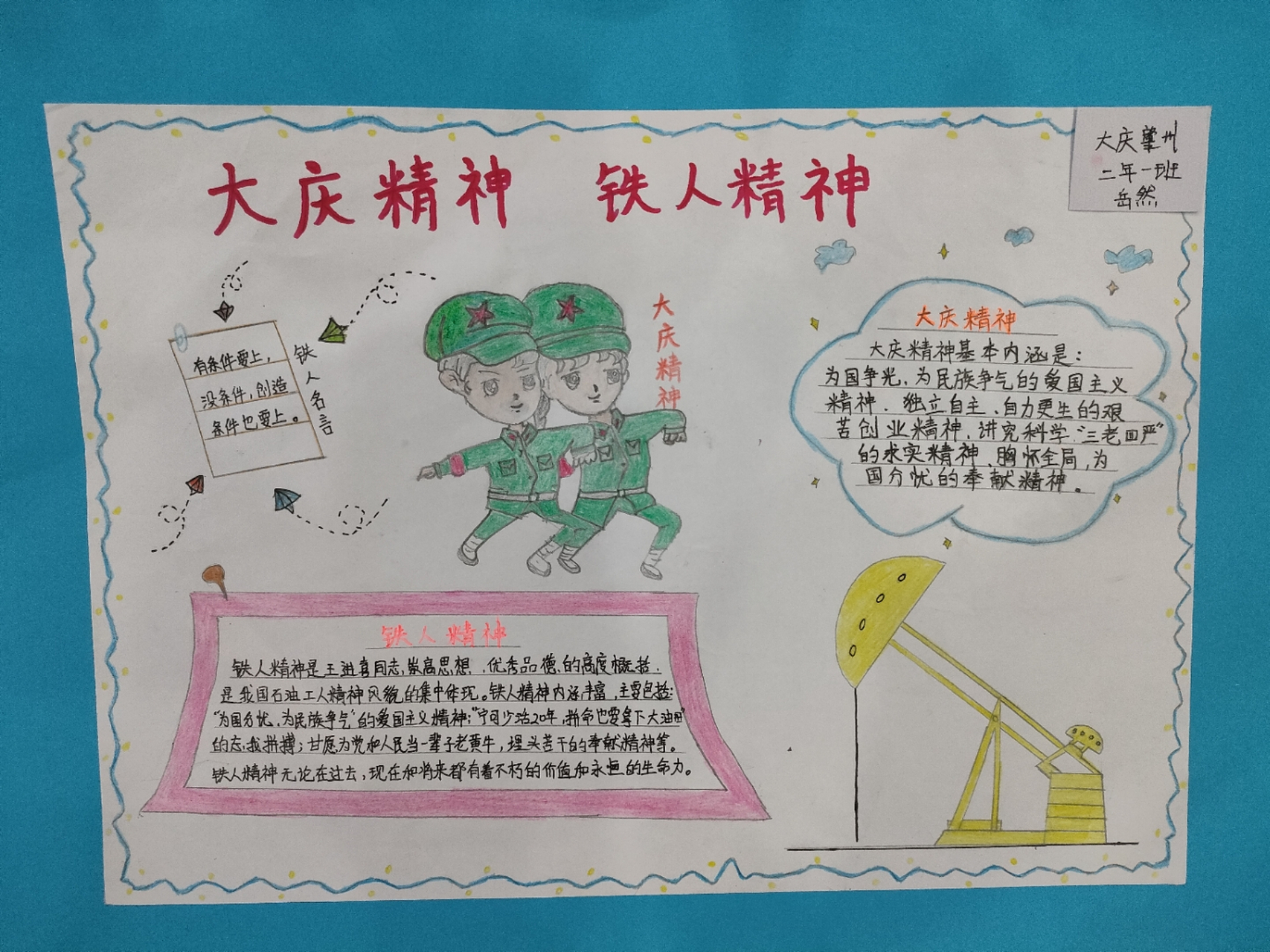 大庆精神,铁人精神