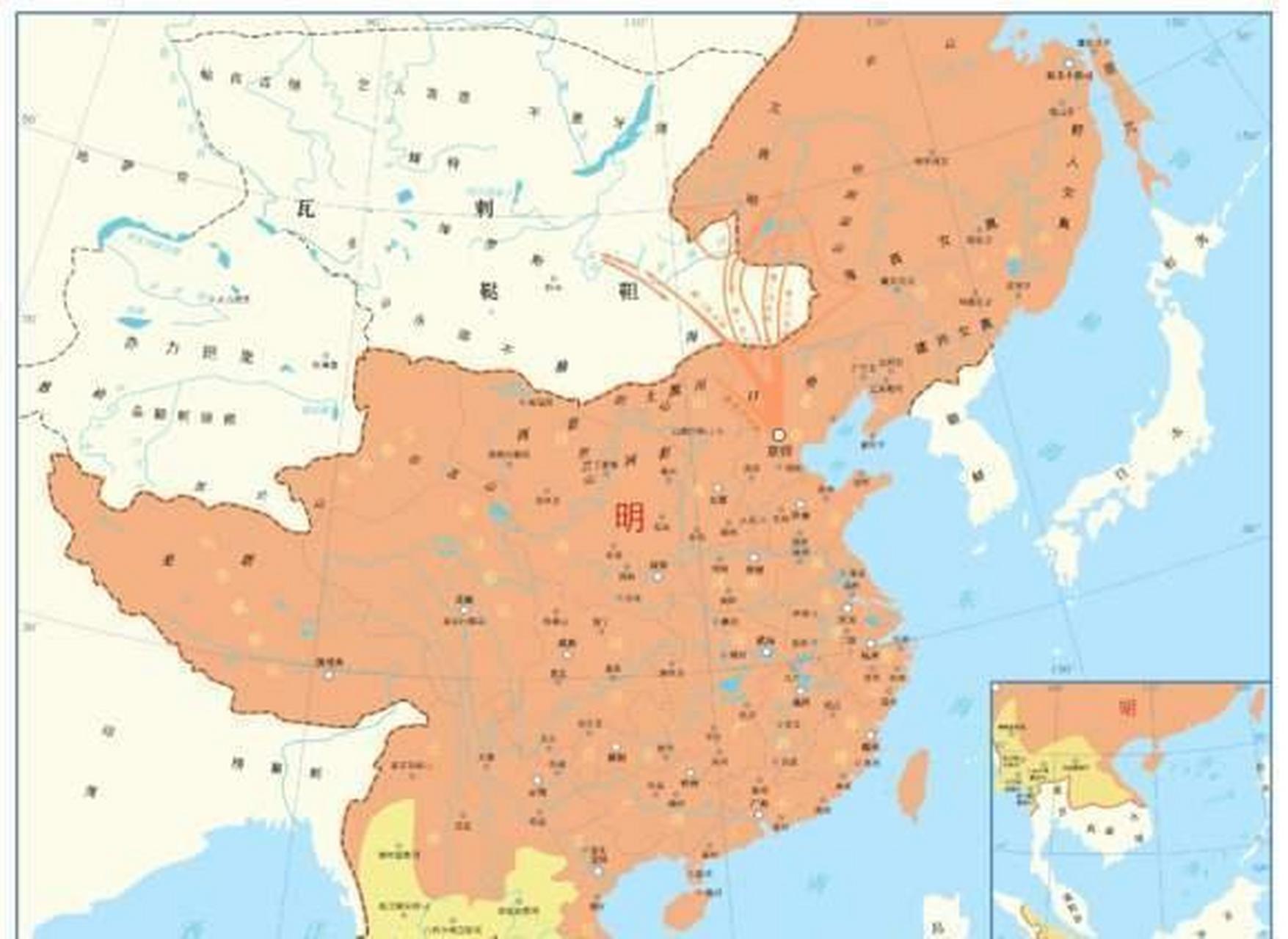 明朝东北疆域直达哪里?