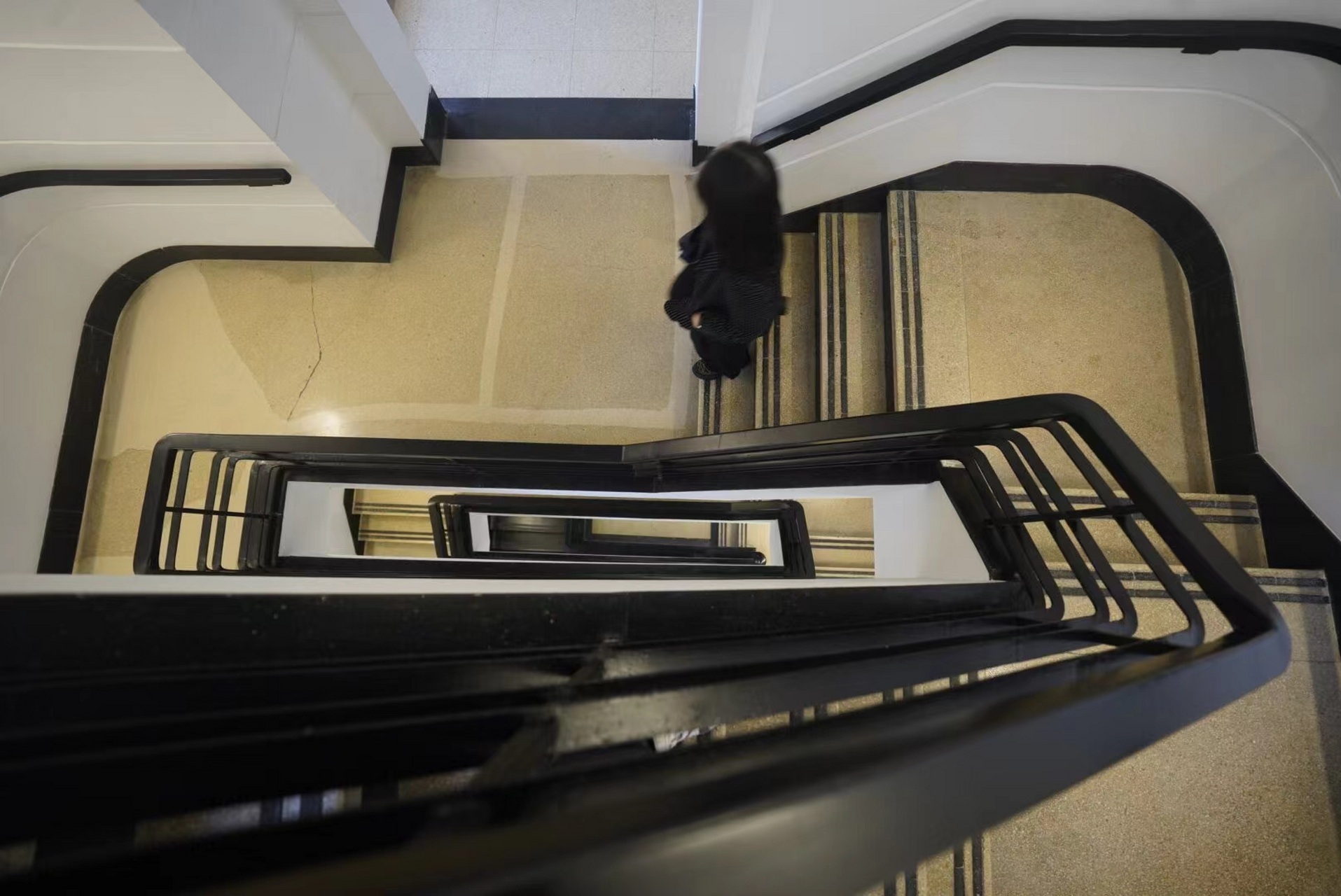 迷人的老房子楼梯之外滩美术馆,中国上海  老房子散发着独特的魅力