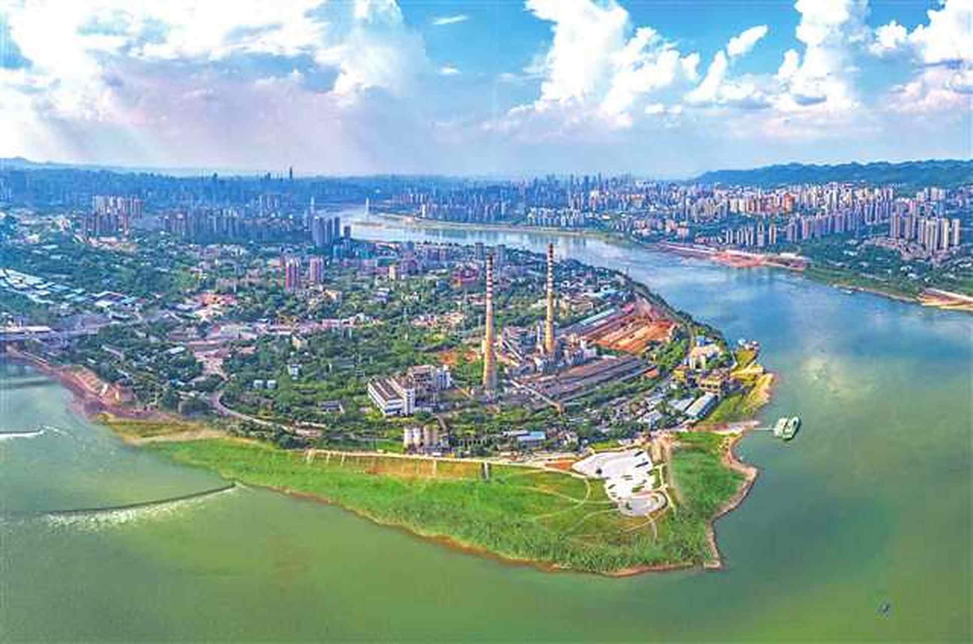 数智新重庆#重庆"两江四岸"十大公共空间之九龙半岛