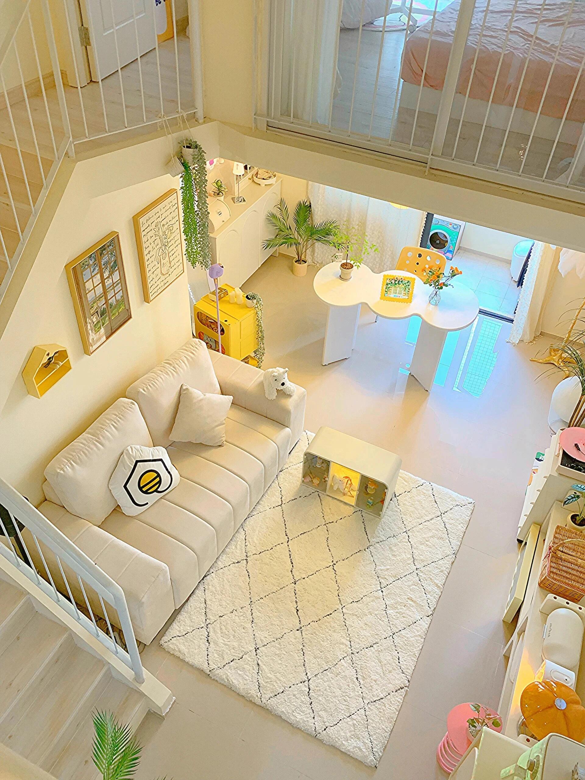 复式公寓装修效果图40平米小户型40平米小复式装修图40平2卧小复式楼