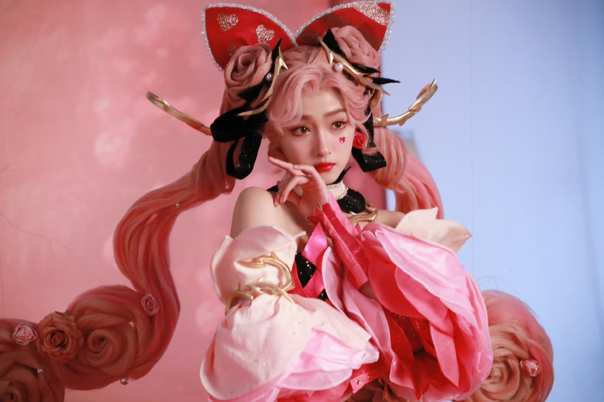 关晓彤# cos孙尚香,甜酷少女既视感!这个孙尚香腿很长!