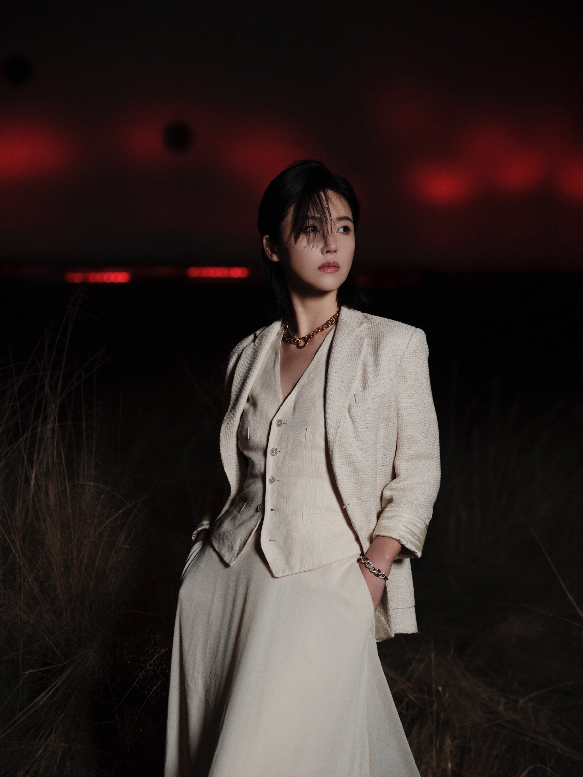 杨子姗#  英姿飒爽,超a中性美!#跨年创作挑战赛