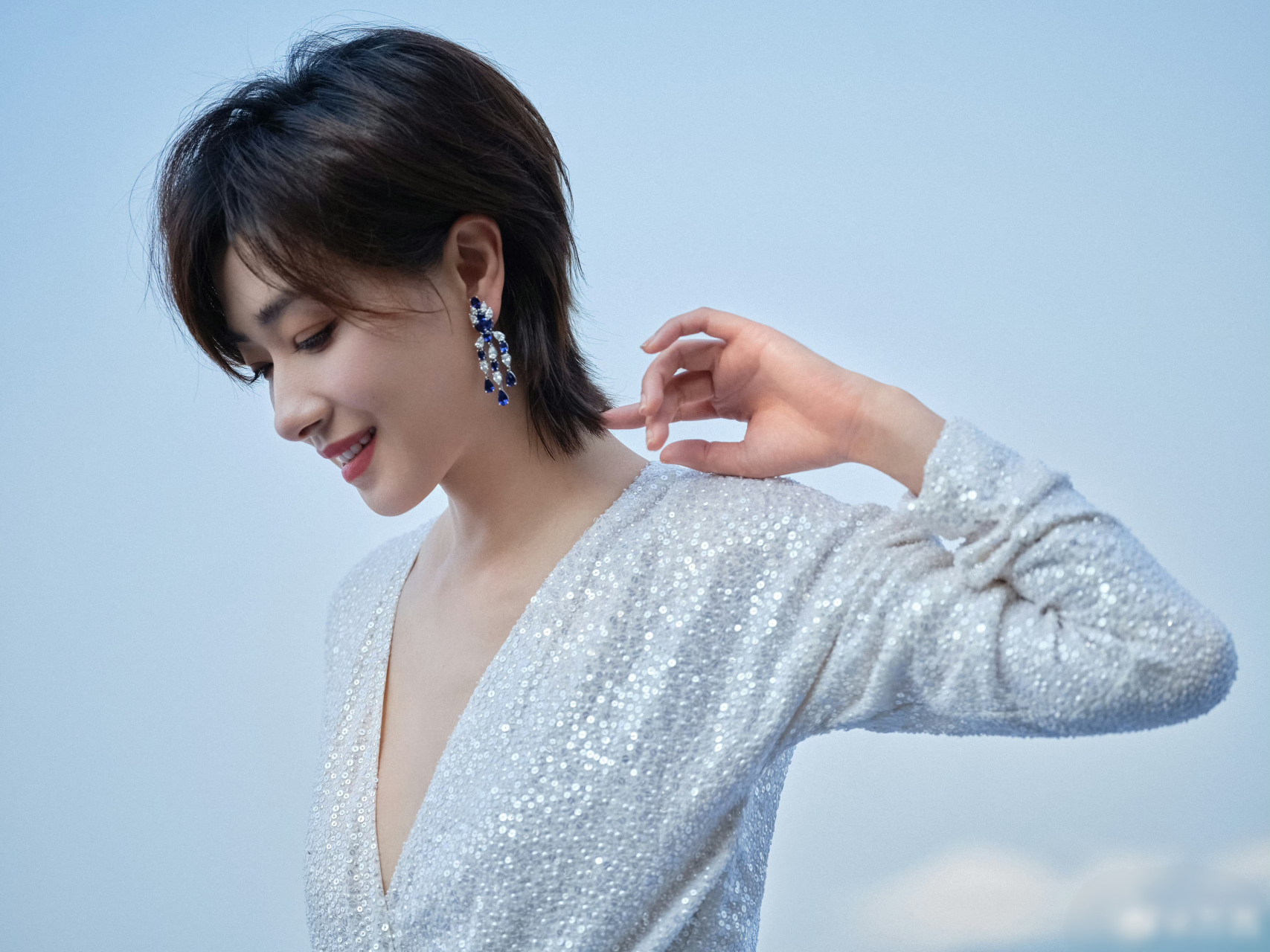 万茜# 侧颜杀,a爆了.