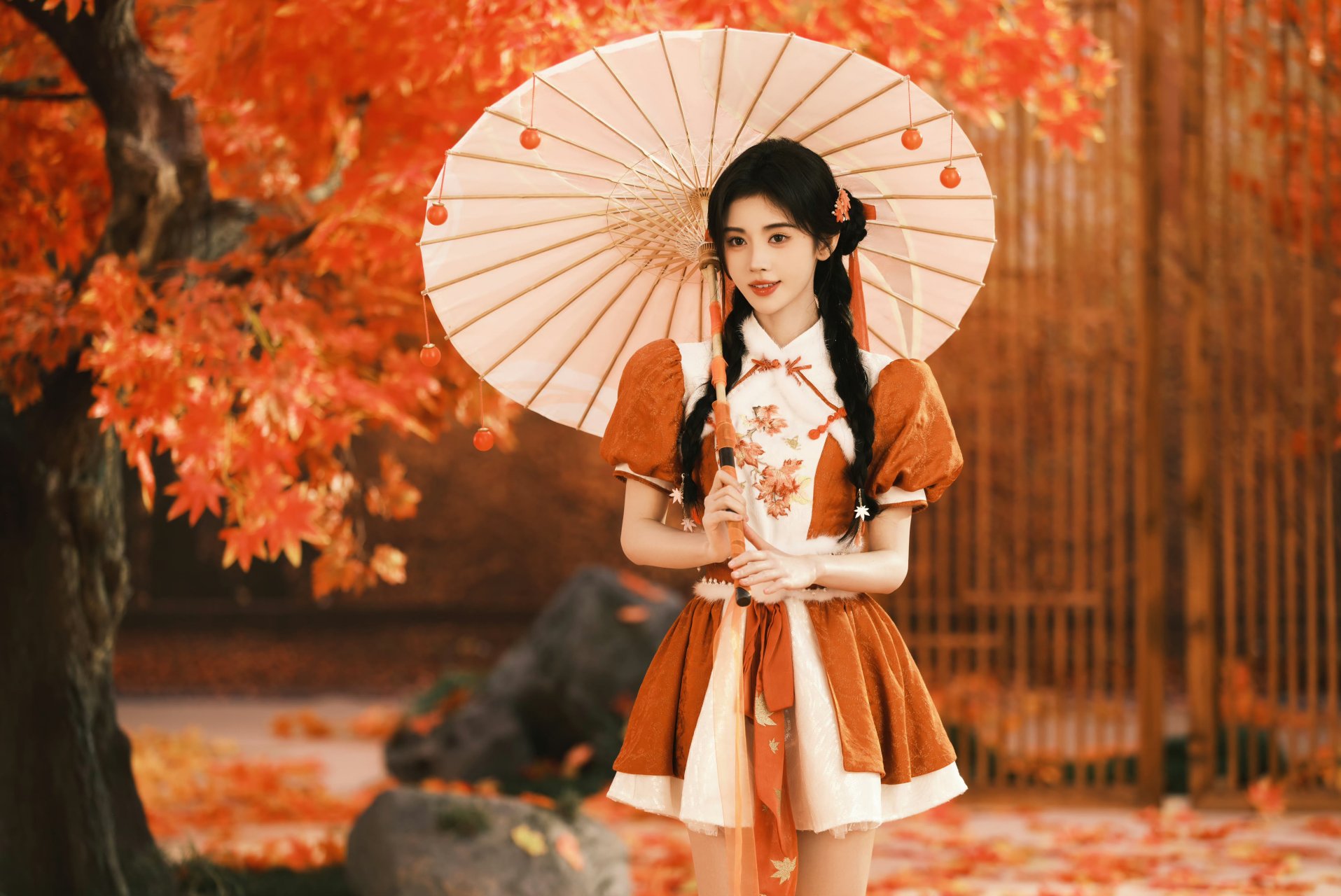 鞠婧祎双马尾甜美萌妹,好像动漫里的小姐姐!