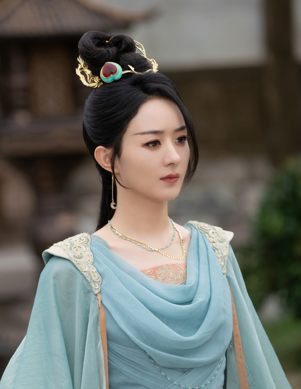 赵丽颖古装剧照,好美好有气质!