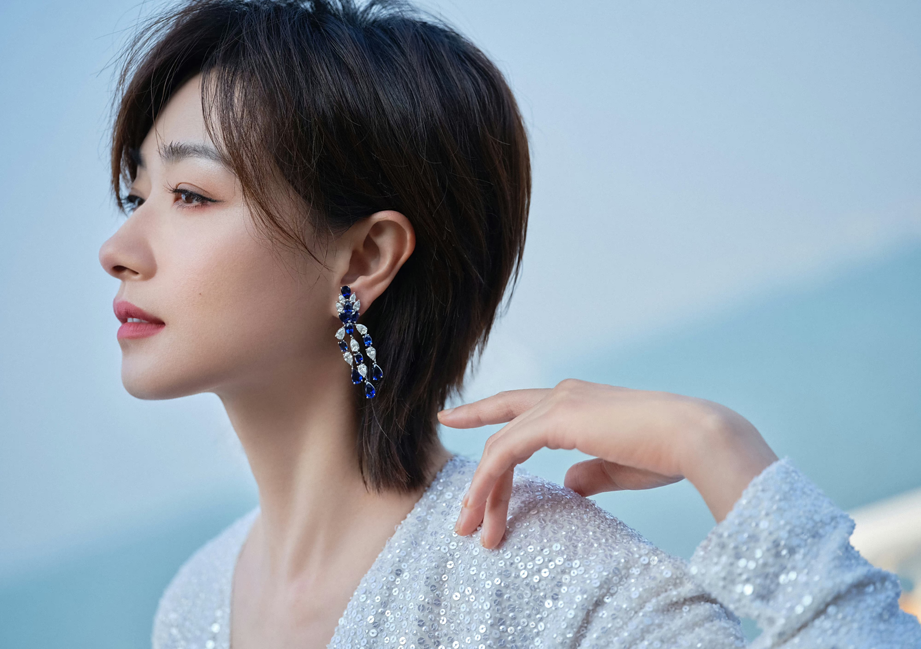 万茜# 侧颜杀,a爆了.