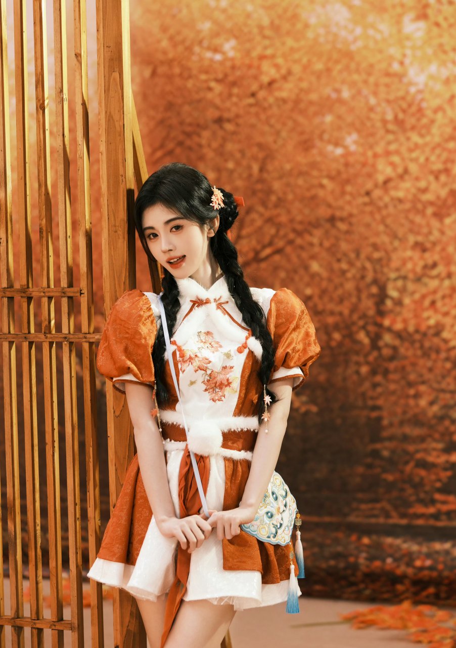 鞠婧祎双马尾甜美萌妹,好像动漫里的小姐姐!