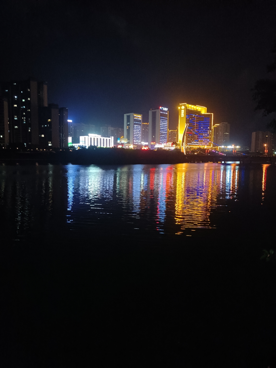 锦江河的夜景太美了