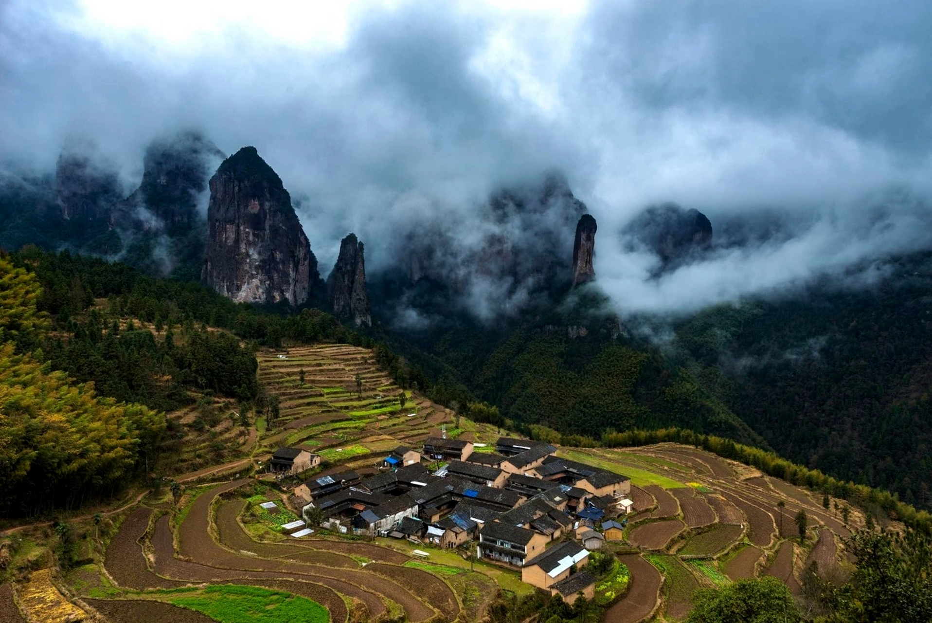 浙江仙居风光图片