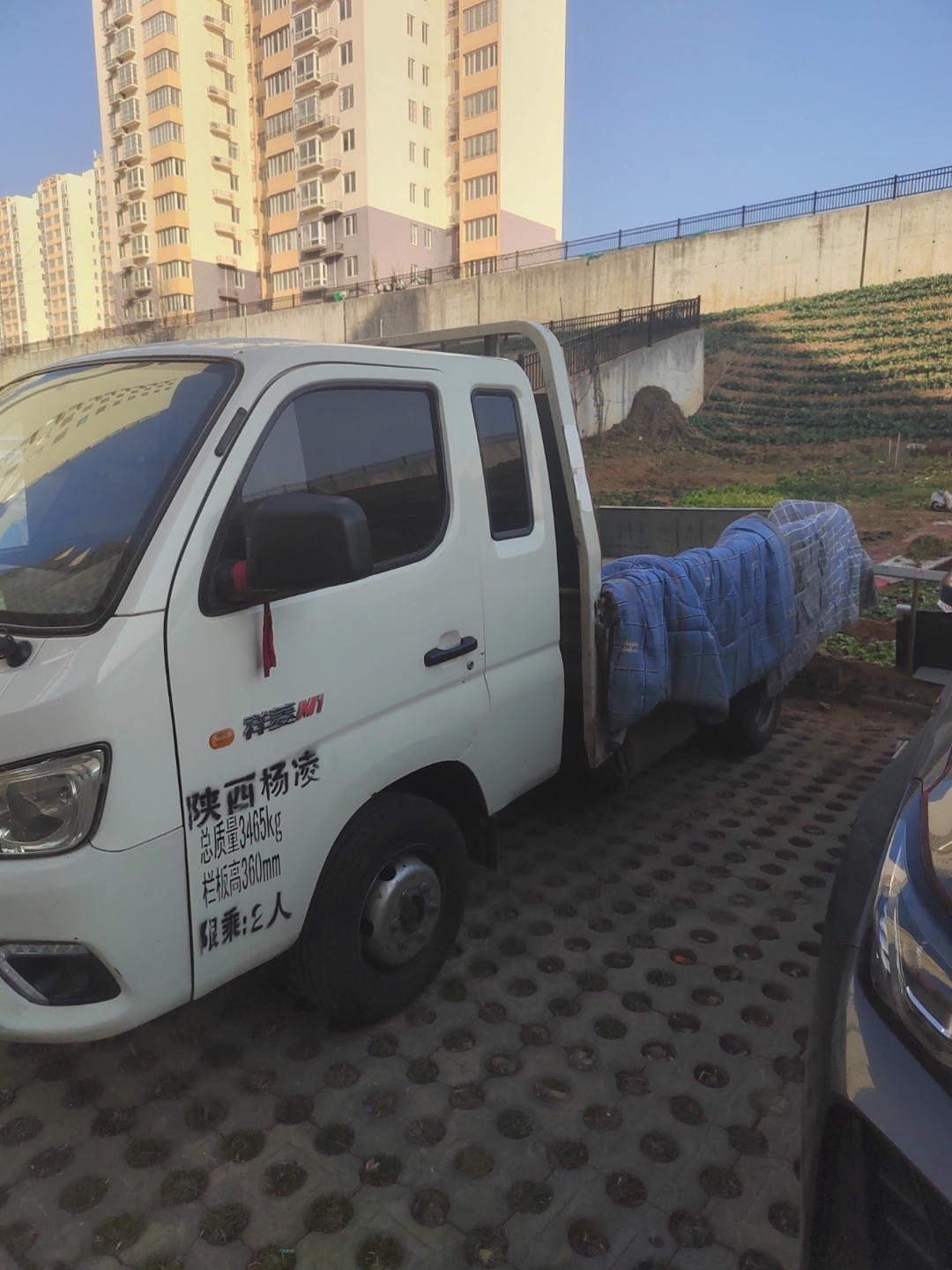 出售2021年上户祥菱m1后双轮一排半厢长三米一,精品车况,审车保险到