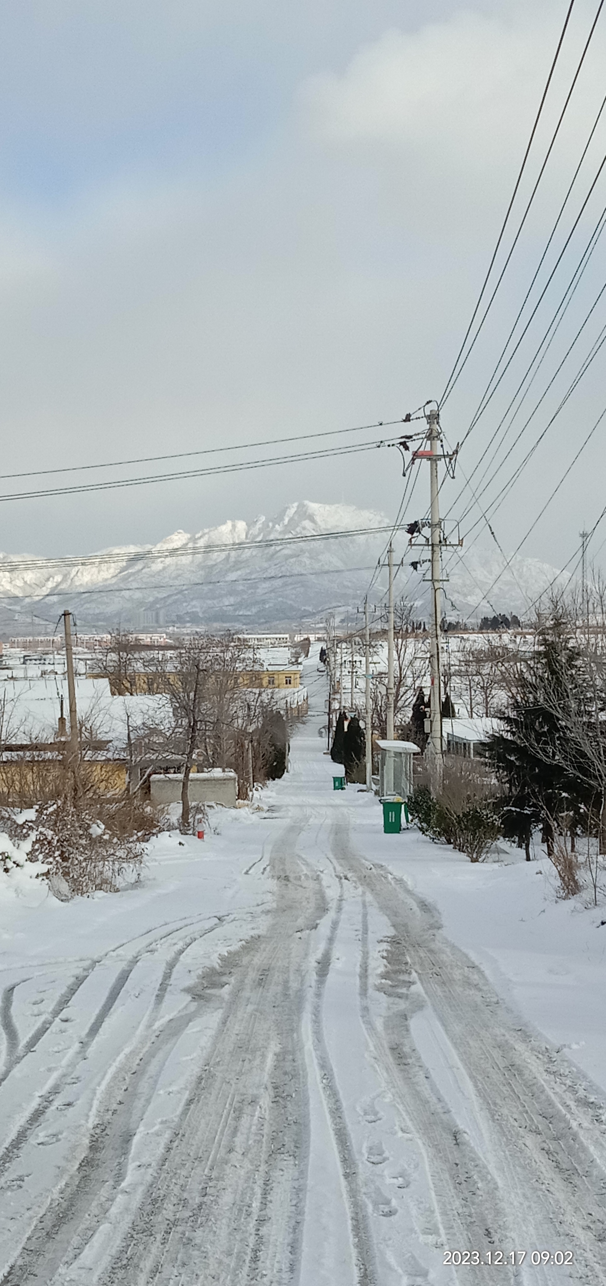 苍茫大地白雪皑皑图片