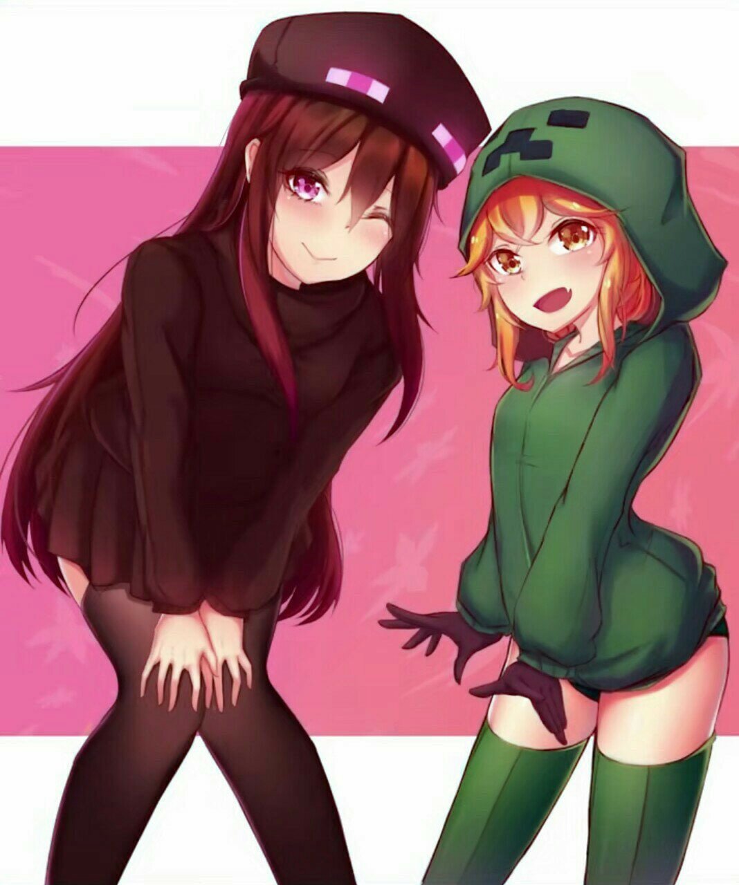 苦力娘和末影娘, 你们更喜欢谁呢?