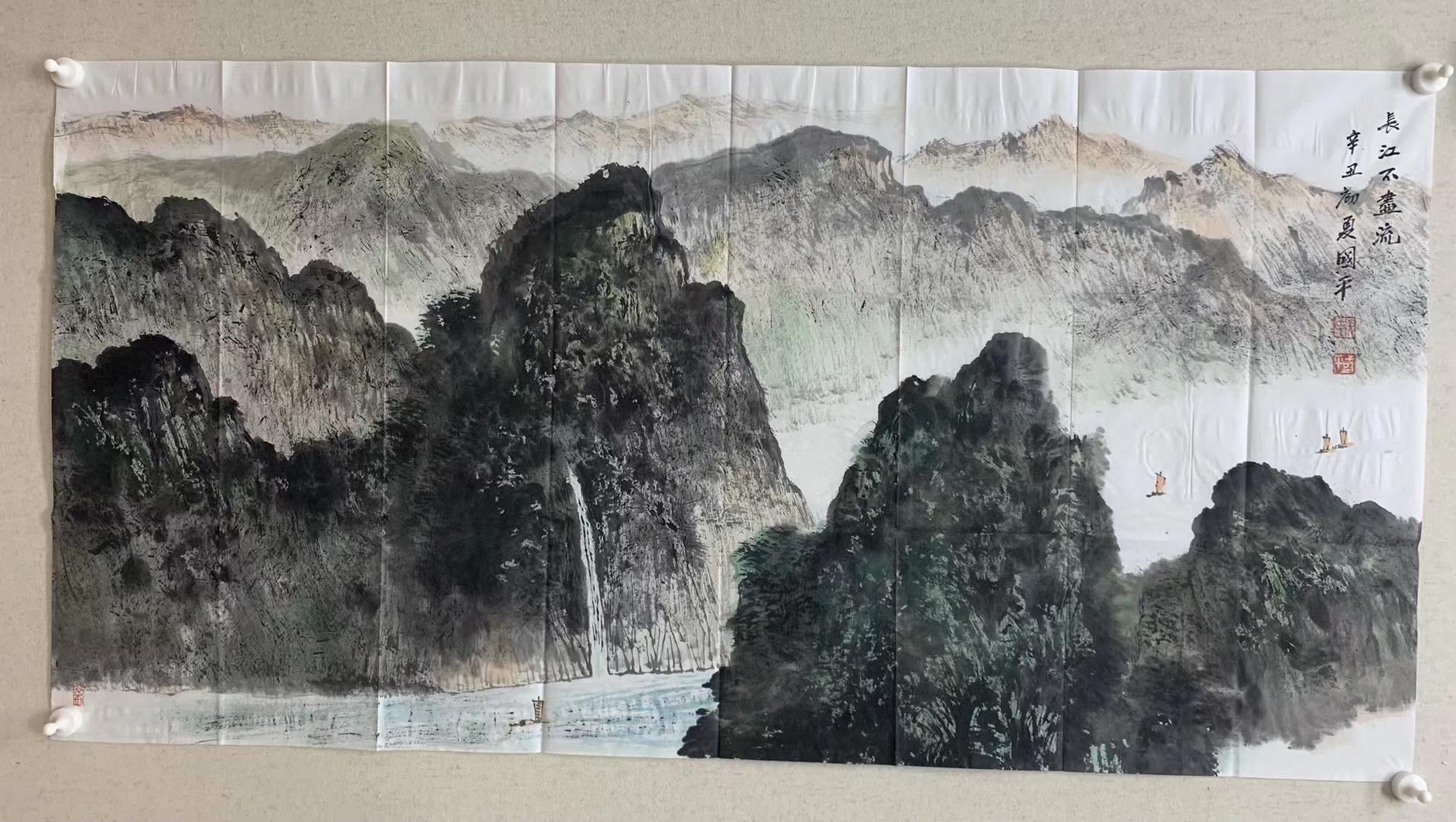 中国美协理事张国平老师四尺整张作品#龙宝斋书画中心# #张国平