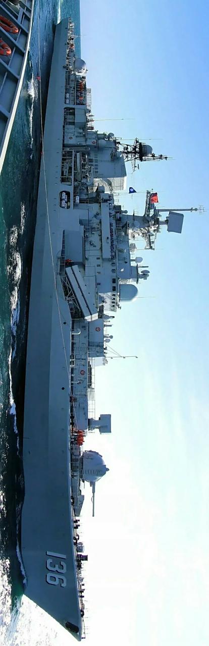 就地过年的你# #中国海军# 现代化改进后的杭州号驱逐舰  杭州号侵痧