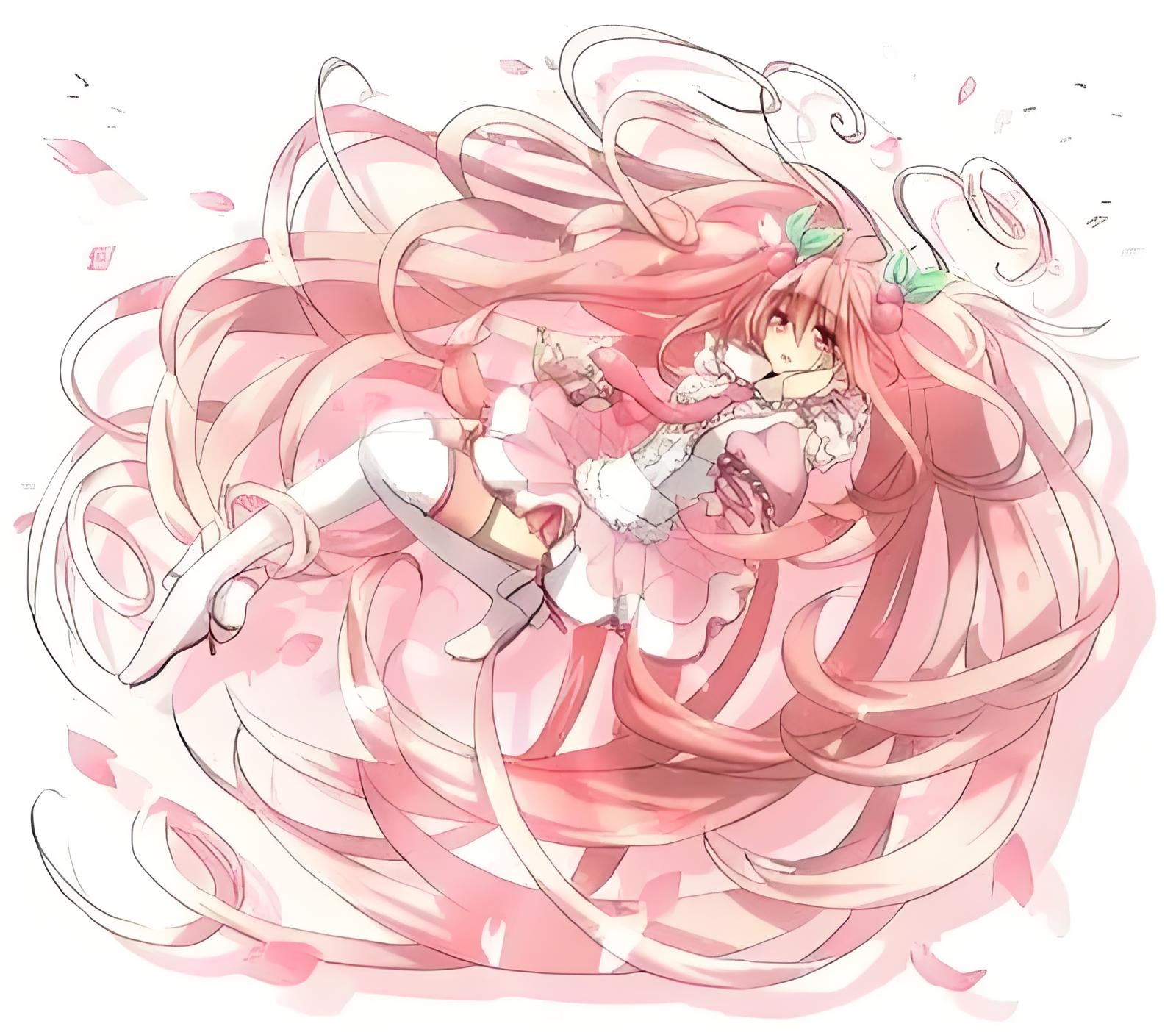 粉色初音未来:樱花少女