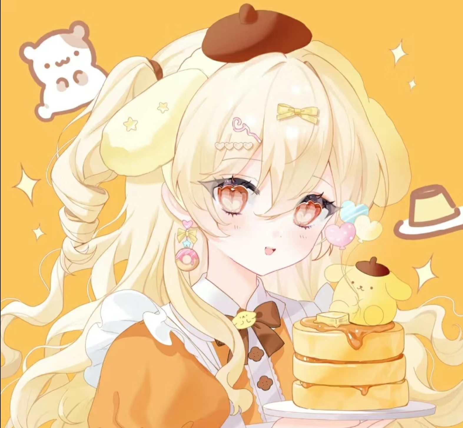 布丁狗头像,已经帮大家去水印啦