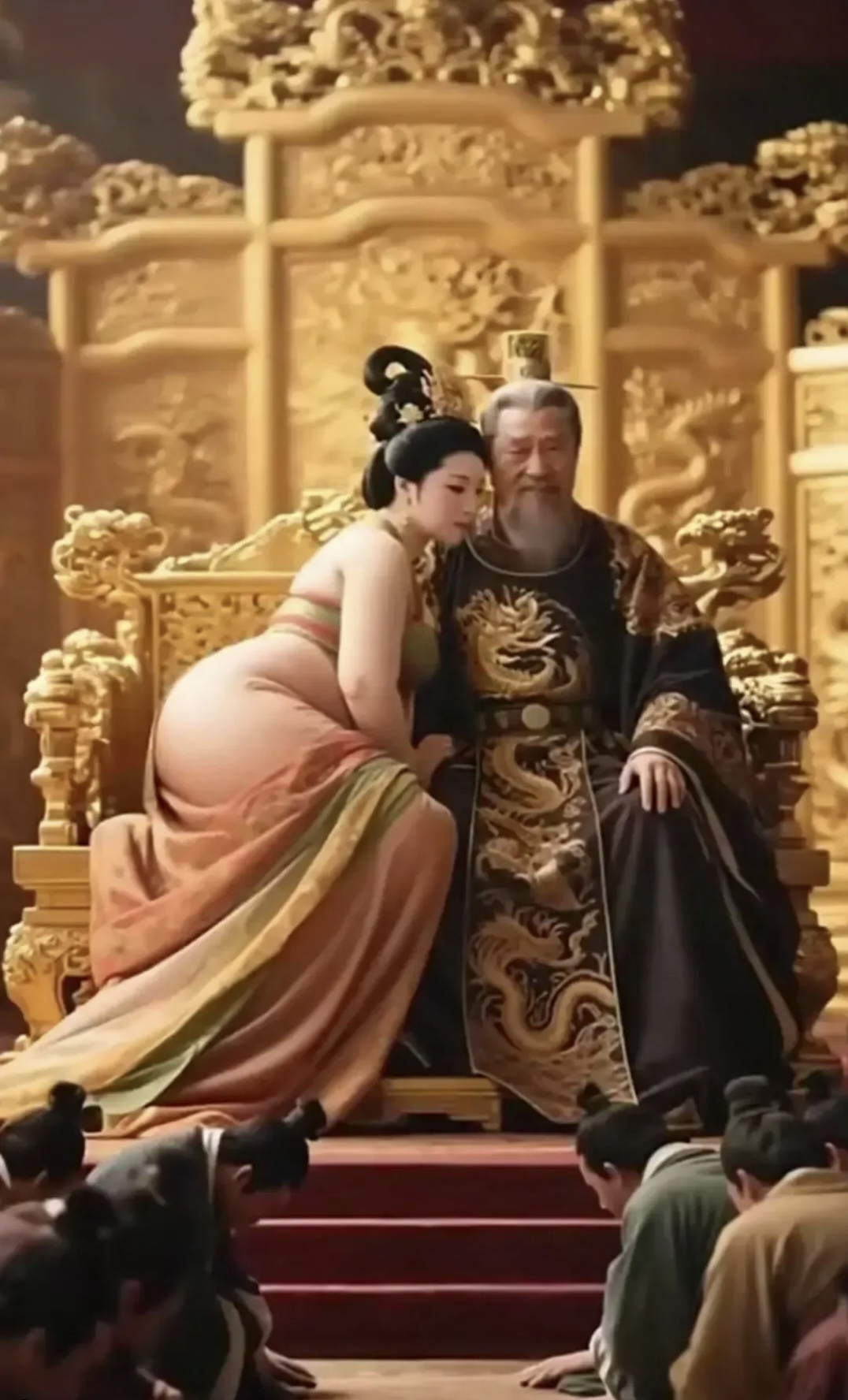 所谓肥美的杨贵妃,绝对不是矮胖肥腻的前凸后撅的圆轱辘子,她一定是