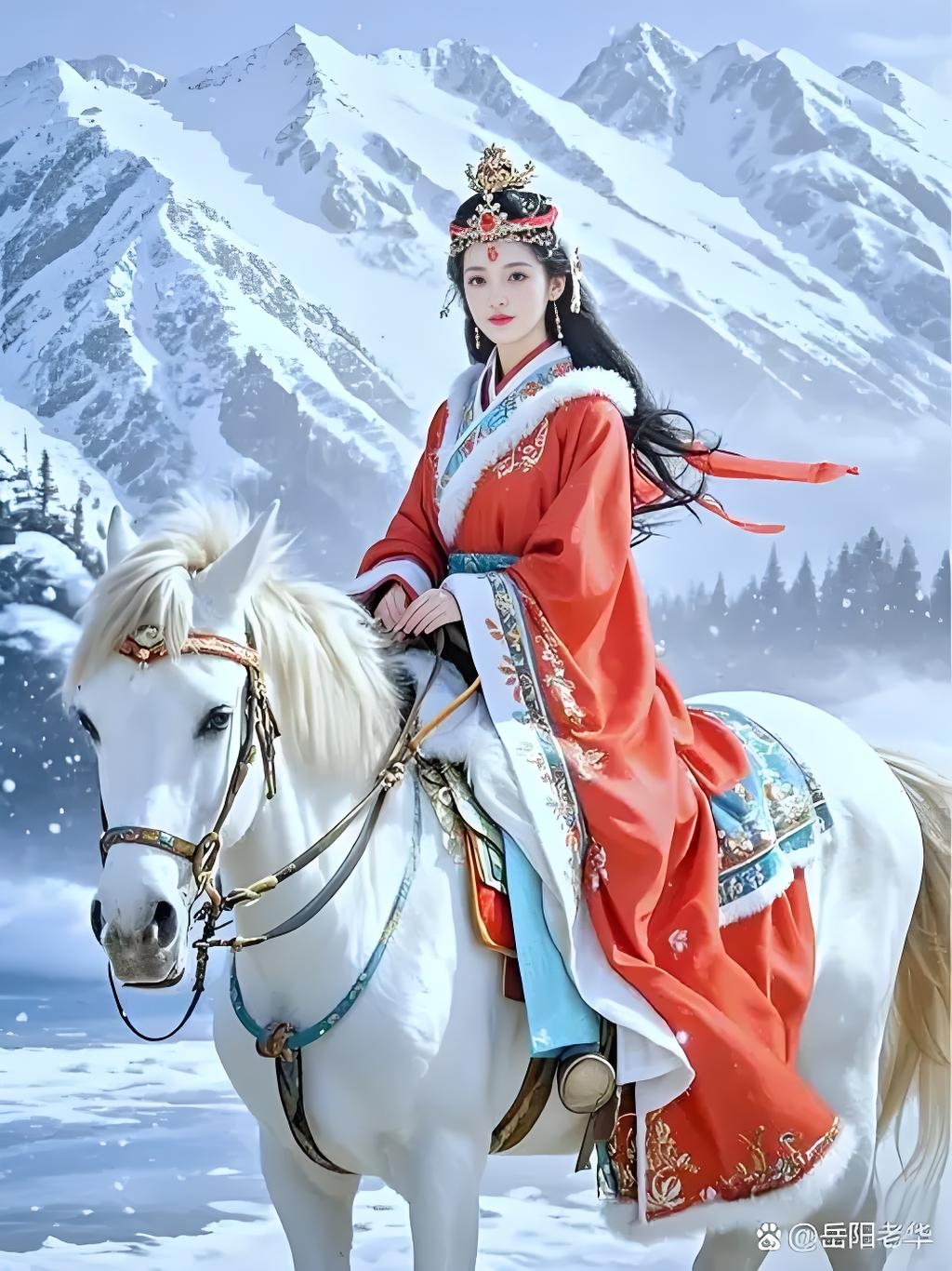 中国古代四大美女之一:王昭君,以"落雁"之美著称,她的故事充满了传奇