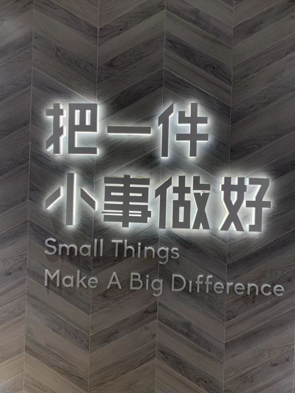 把一件小事做好! be day by day,not day after day!