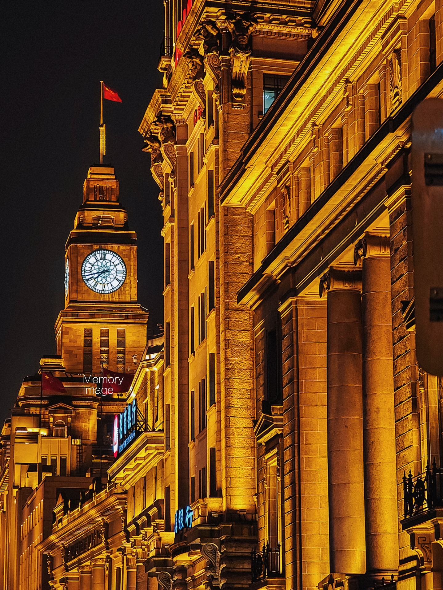 南京东路夜景图片