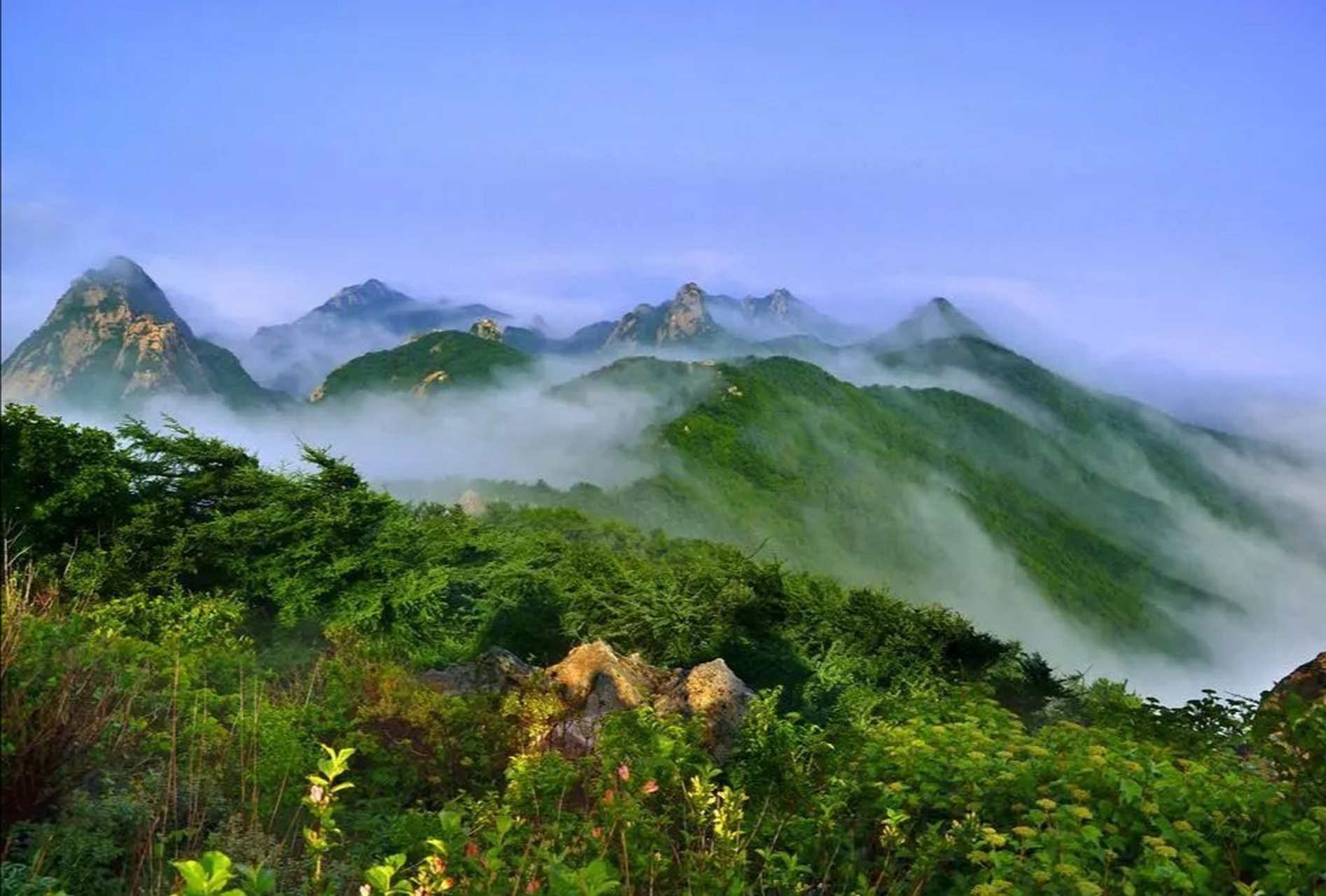 牟平昆嵛山景点图片