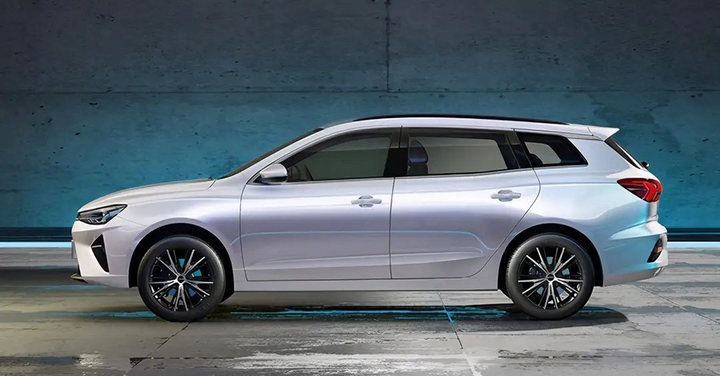 新款荣威ei5的官图来了,首先在外观造型方面,它的车头前脸主要是采用