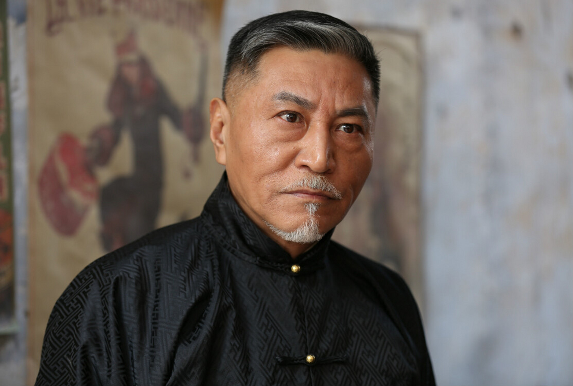 电影艺术家牛犇和他的儿子电影演员王侃.