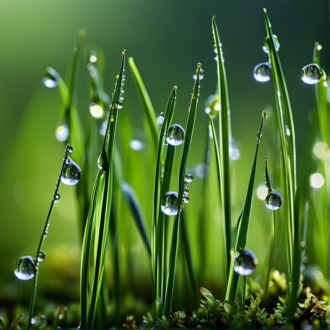 露珠在叶片上滚动时,听见泥土深处传来细密的生长声