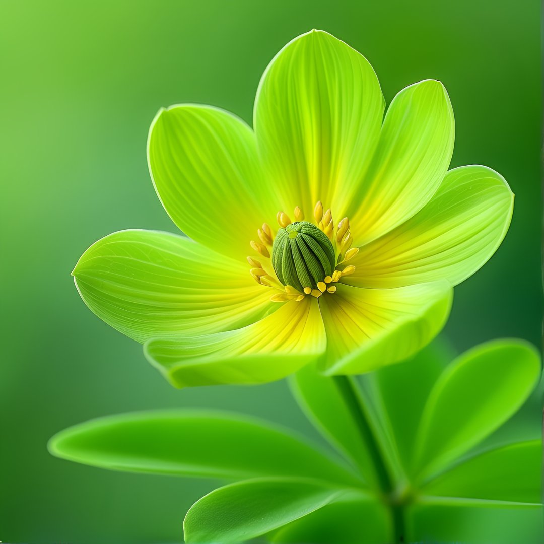 清新绿色护眼头像 于绿意葱茏间,似是大自然遗落的翡翠