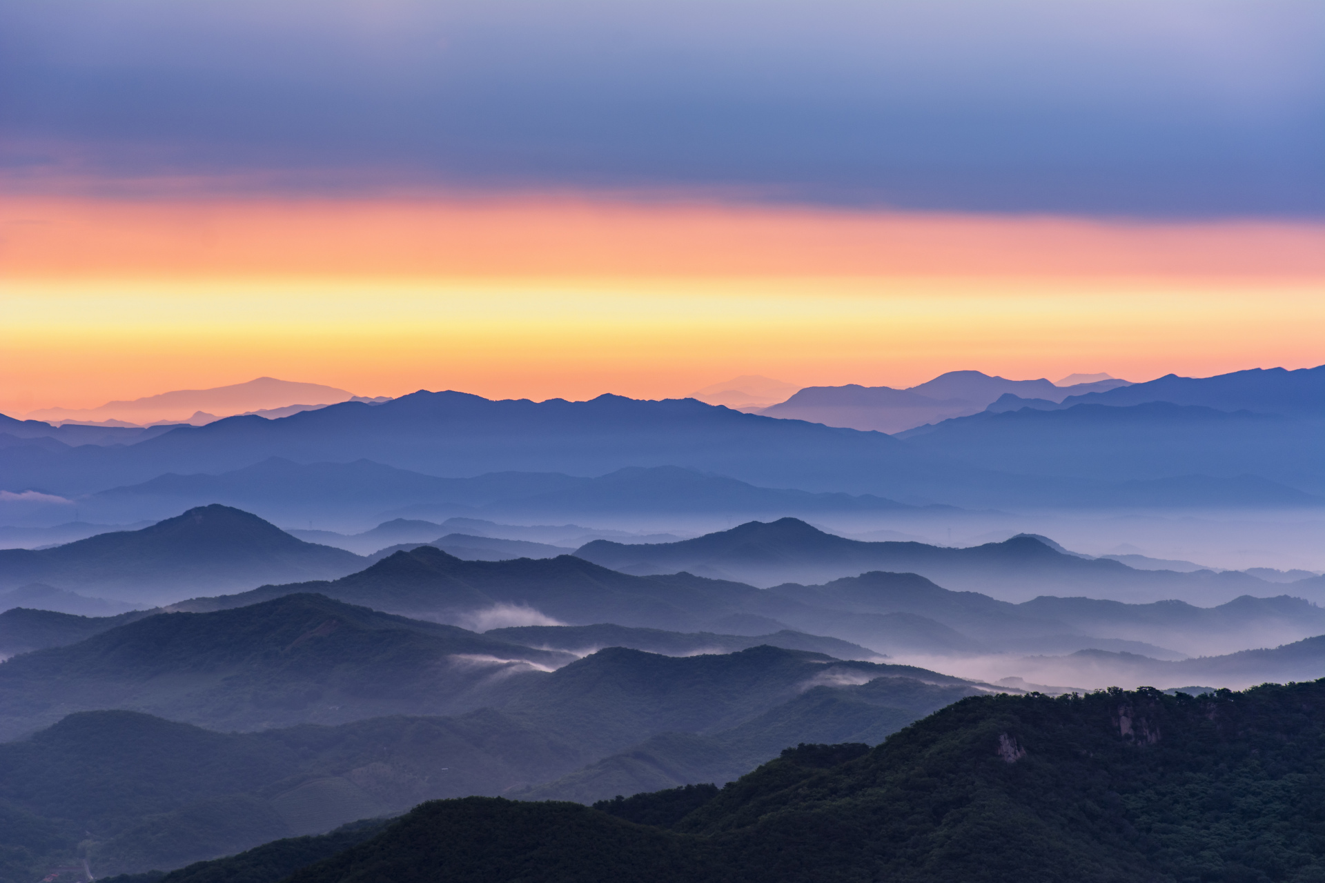 千山美景图片